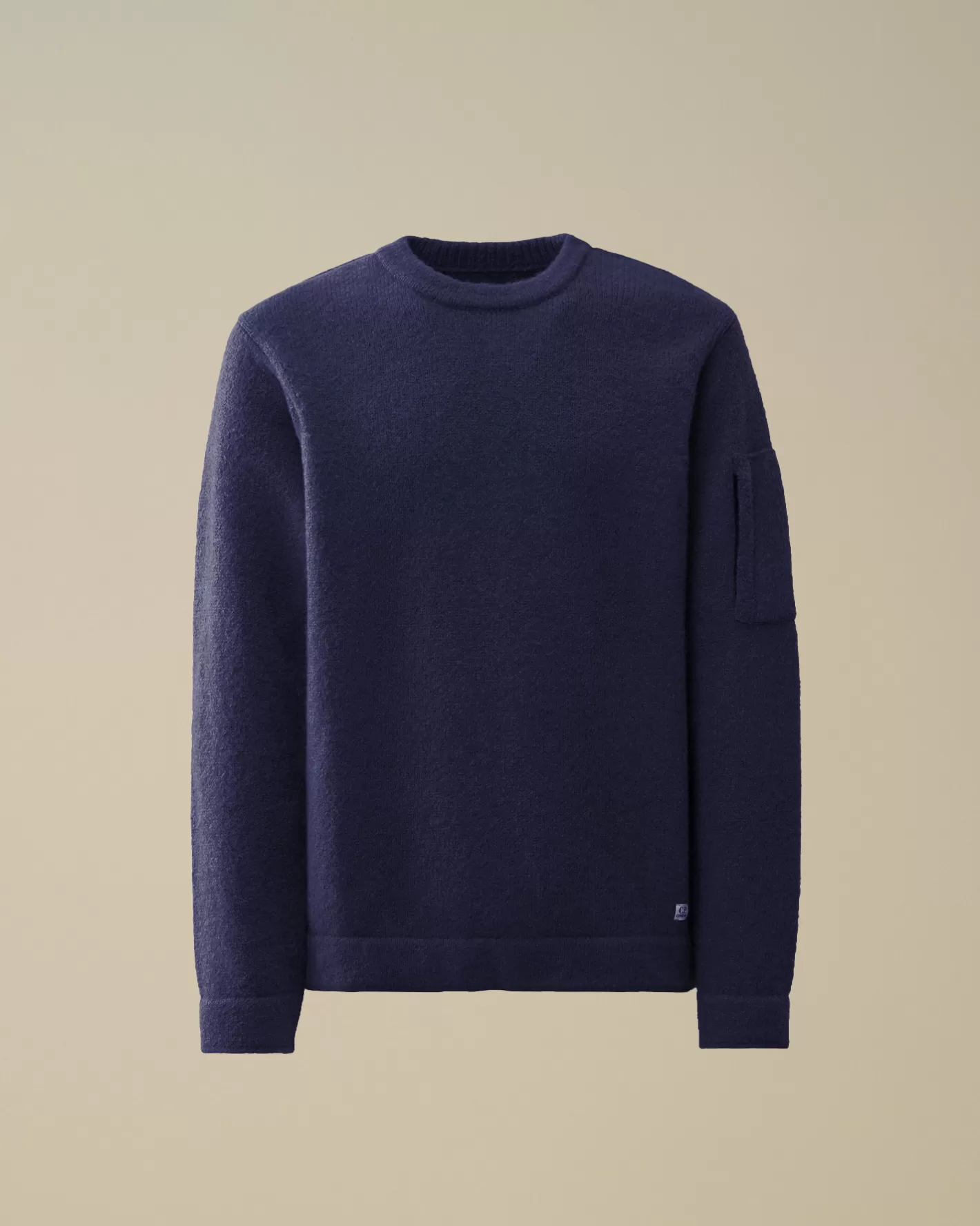 C.P. Company Jumpers^Alpaca Soft Crewneck Knit Estate Blue