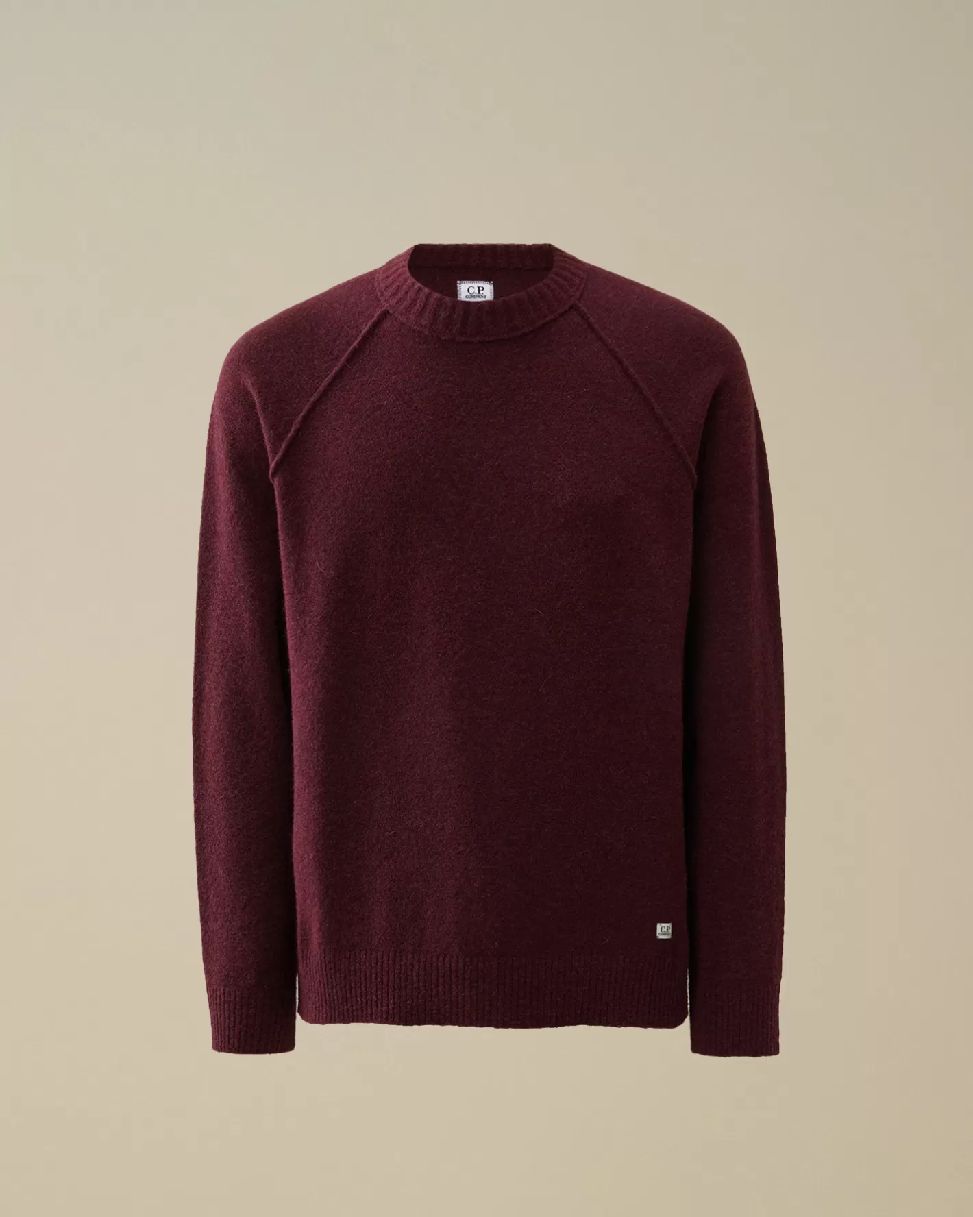 C.P. Company Jumpers^Alpaca Wool Crewneck Knit Potent Purple