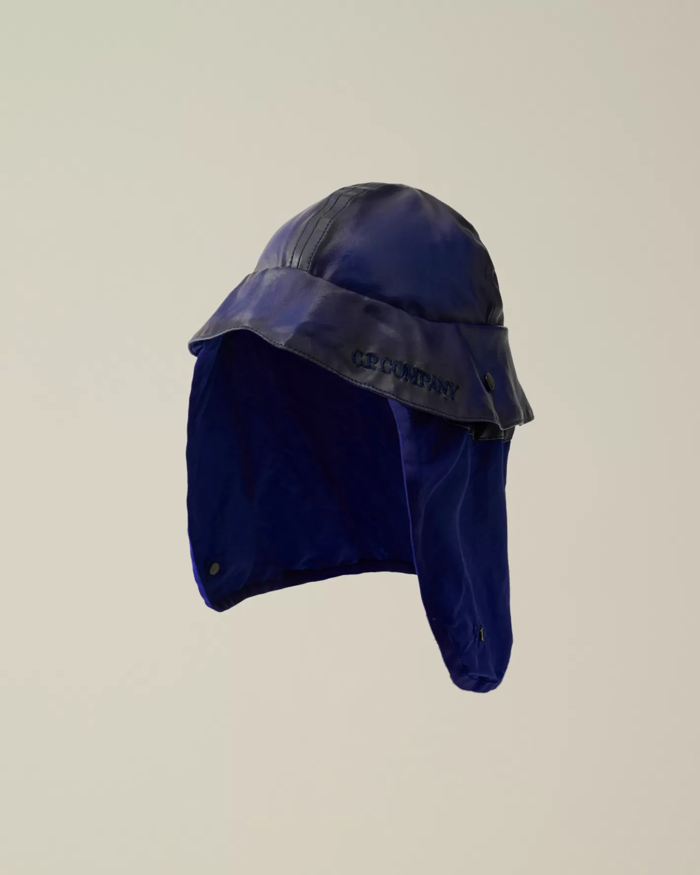 C.P. Company Hats^Bi-Film Neck Flap Bucket Hat Estate Blue