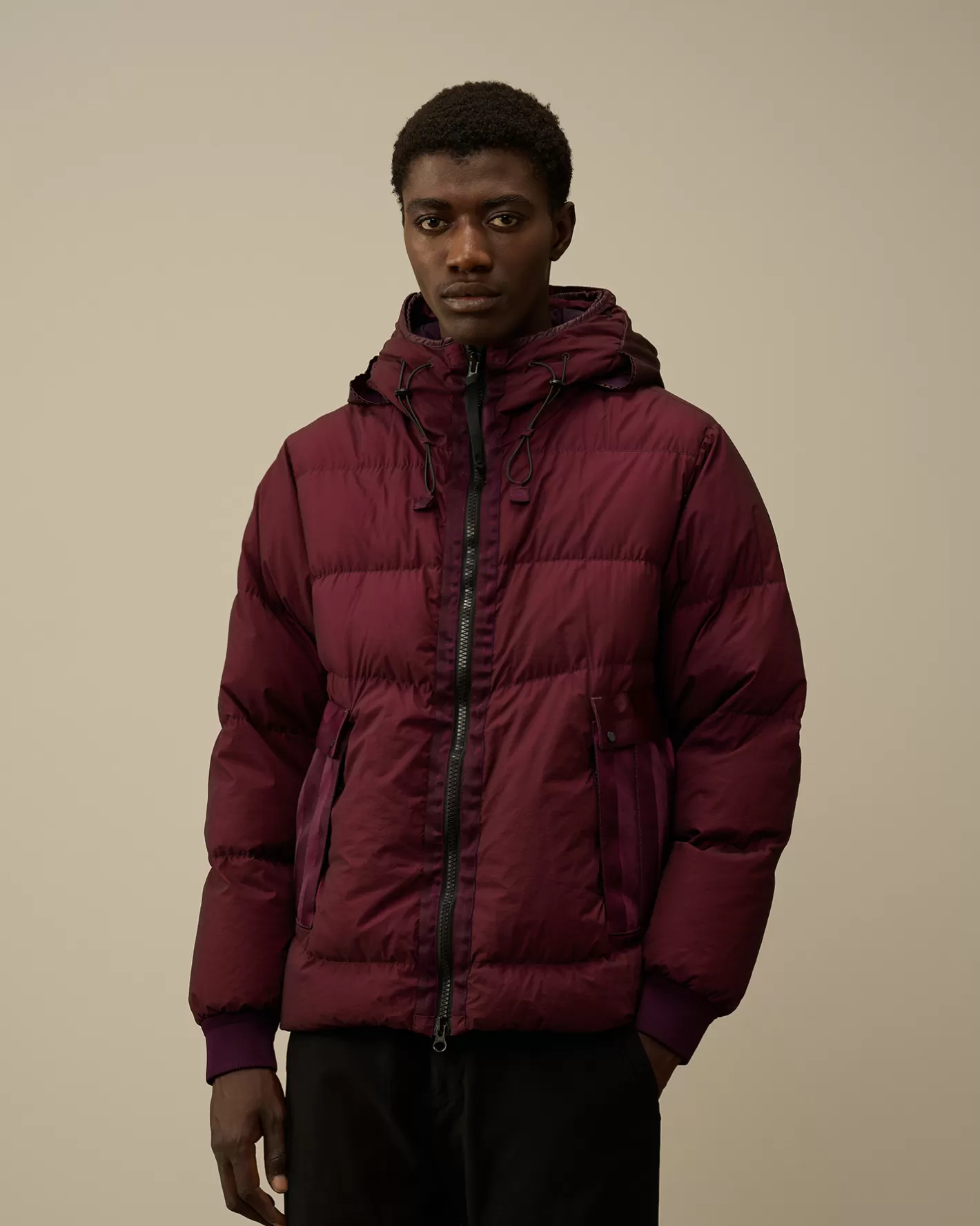 C.P. Company Jacket & Coats^Bi-TM Goggle Down Jacket Potent Purple