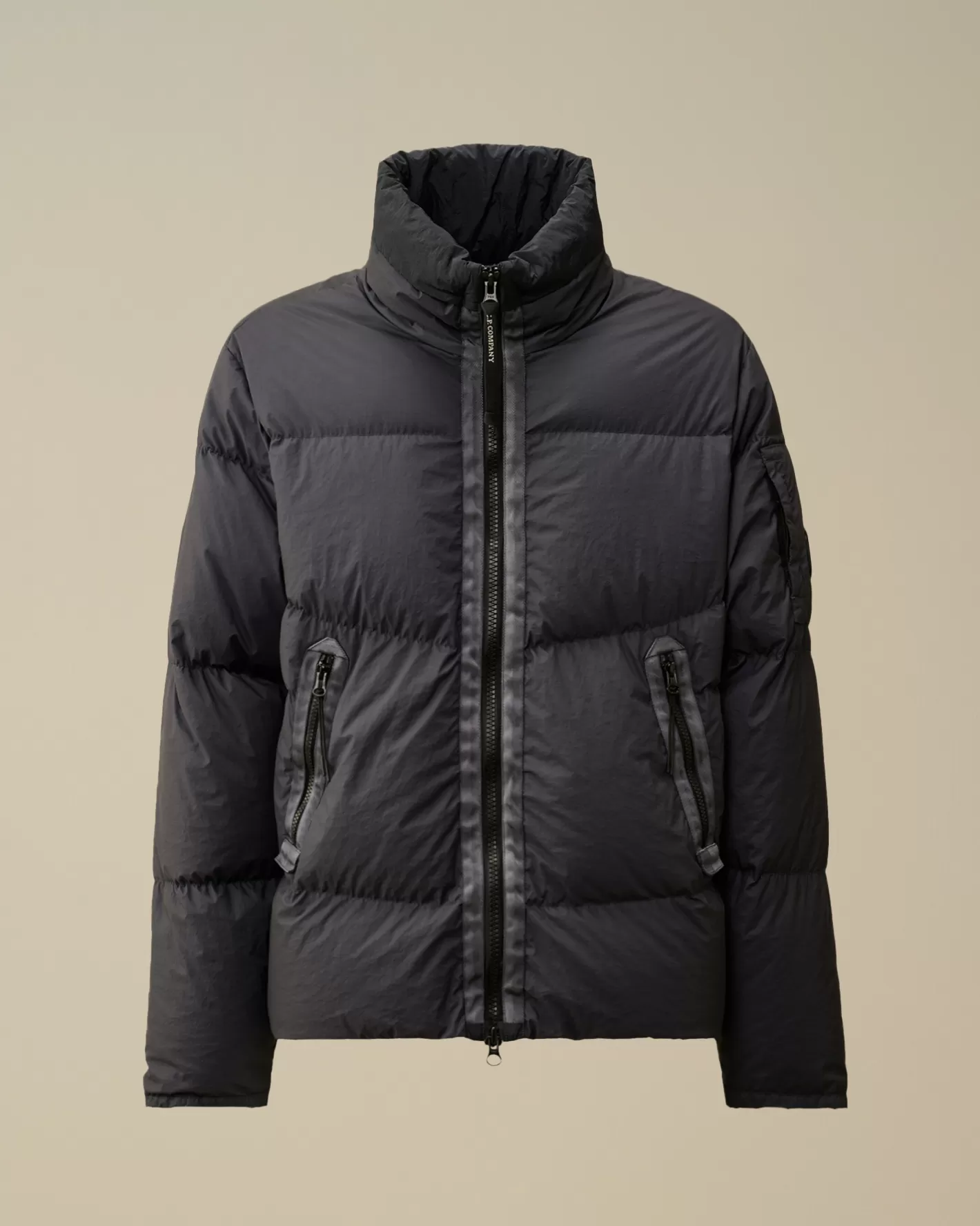 C.P. Company Jacket & Coats^Bi-TM Hooded Down Jacket Black Sand