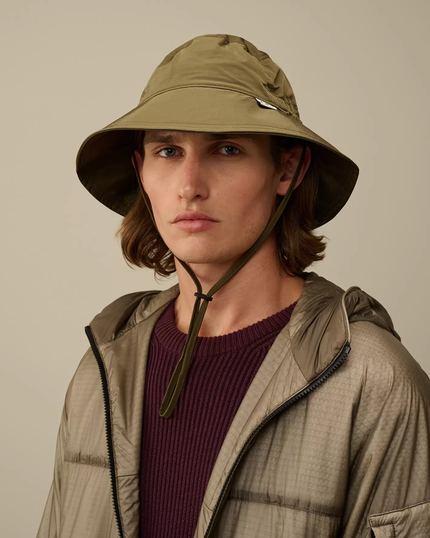 C.P. Company Hats^Chome-R Safari Hat Ivy Green