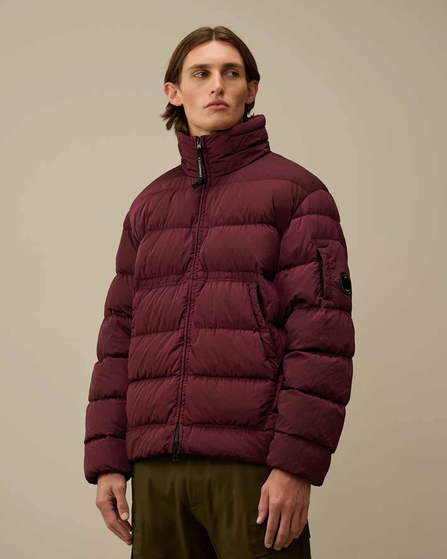 C.P. Company Jacket & Coats^Chrome-R Down Jacket Potent Purple