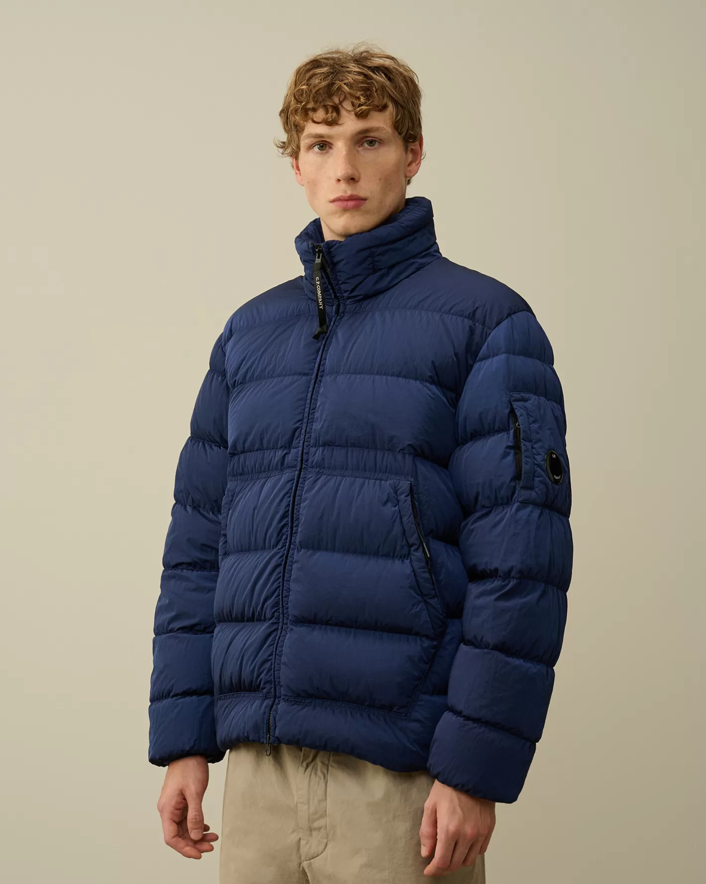 C.P. Company Jacket & Coats^Chrome-R Down Jacket Estate Blue