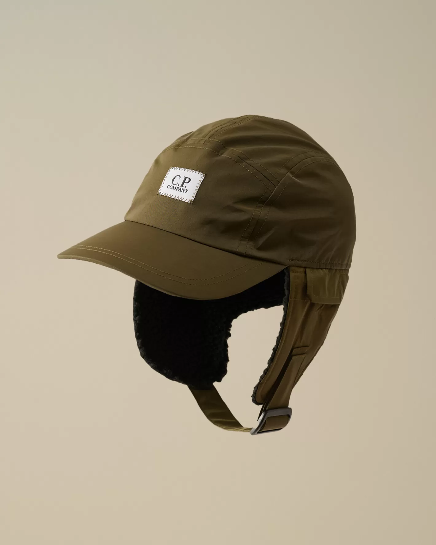 C.P. Company Hats^Chrome-R Earflap Hat Ivy Green