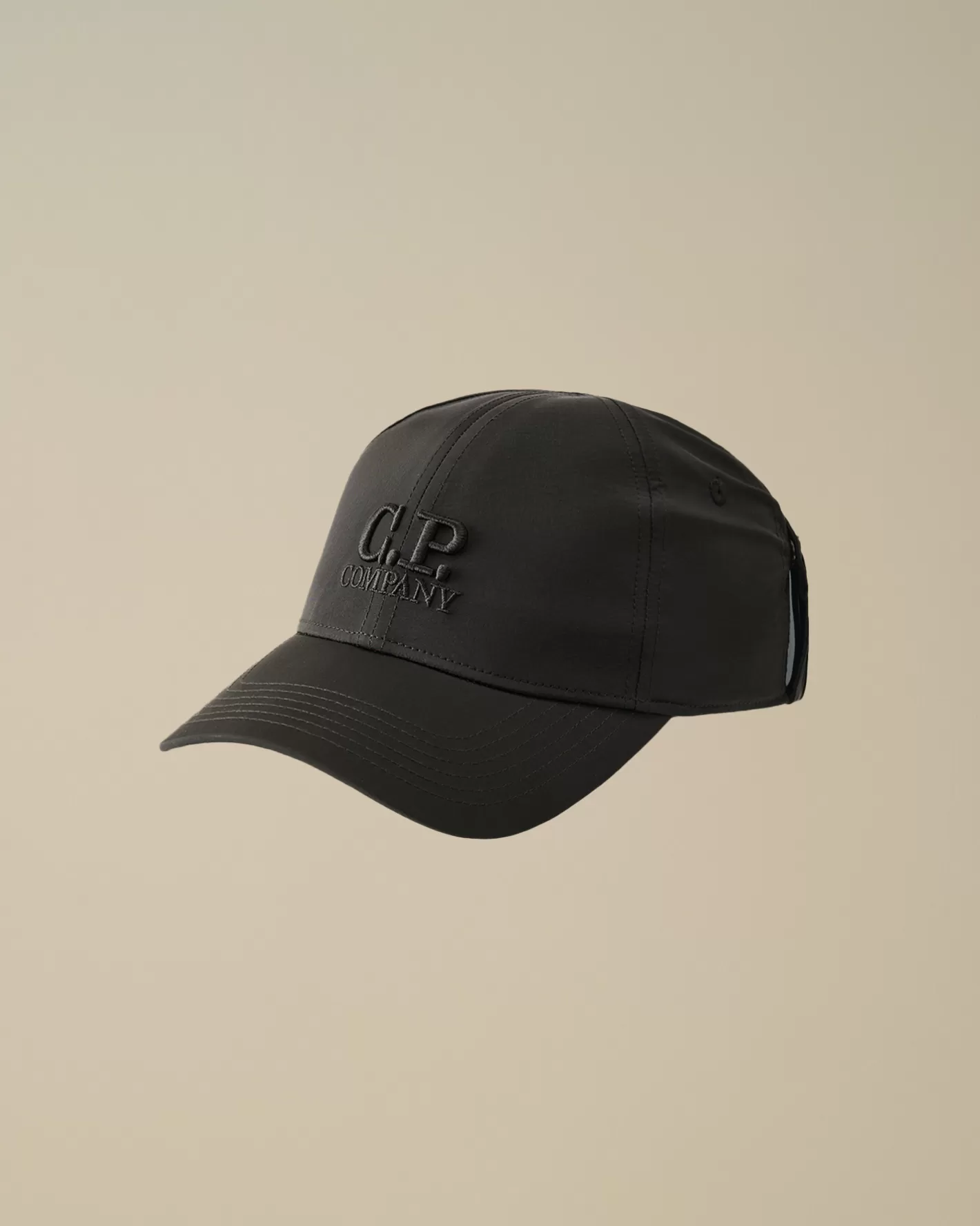 C.P. Company Hats^Chrome-R Goggle Cap Black