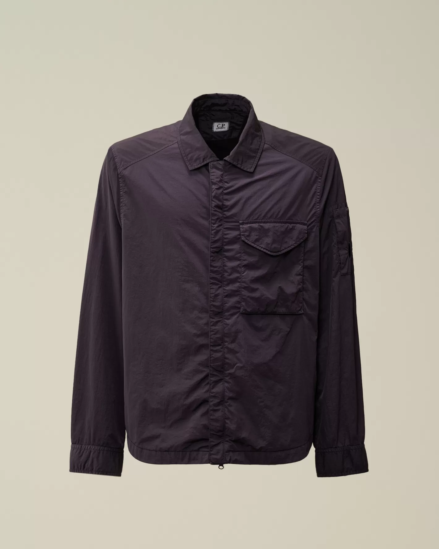 C.P. Company Overshirt^Chrome-R Lens Overshirt Nightshade – Purple