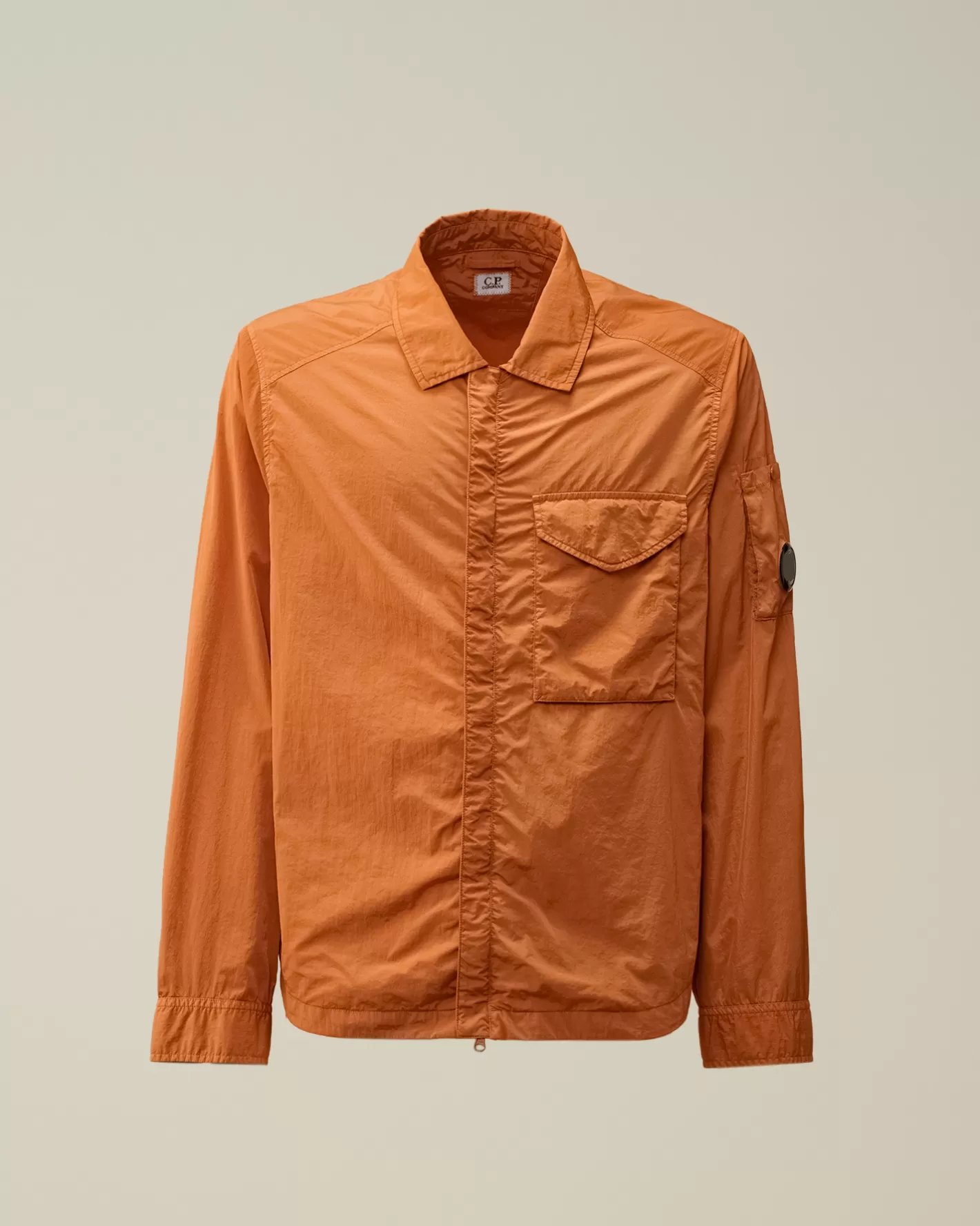 C.P. Company Overshirt^Chrome-R Lens Overshirt Bombay Brown