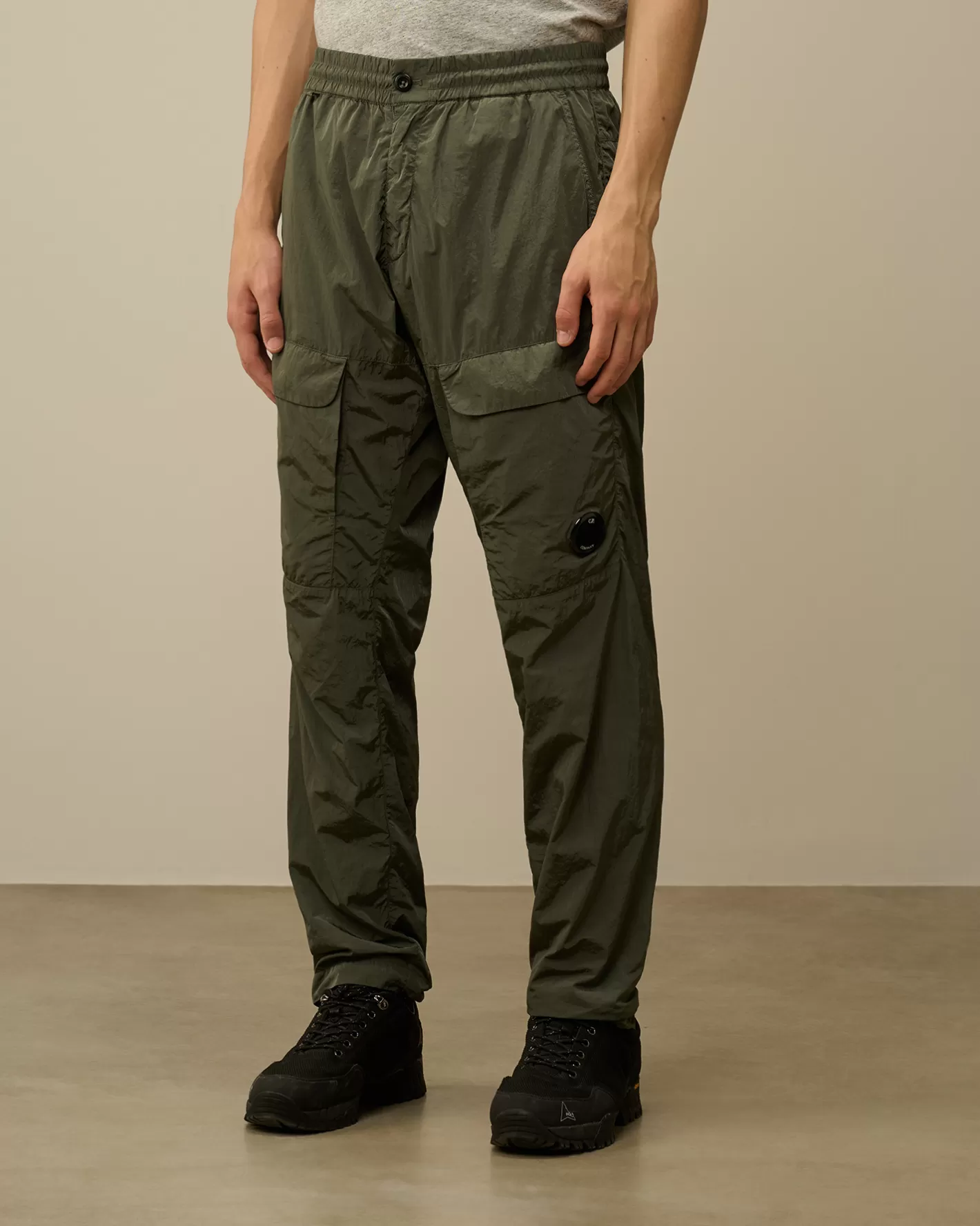 C.P. Company Trousers^Chrome-R Loose Cargo Pants Grape Leaf – Green