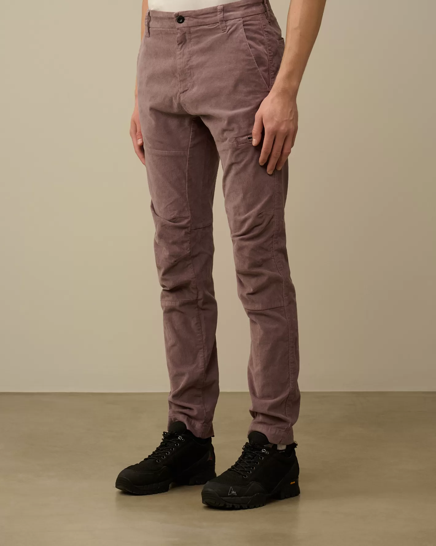 C.P. Company Trousers^Corduroy Ergonomic Pants Purple Dove