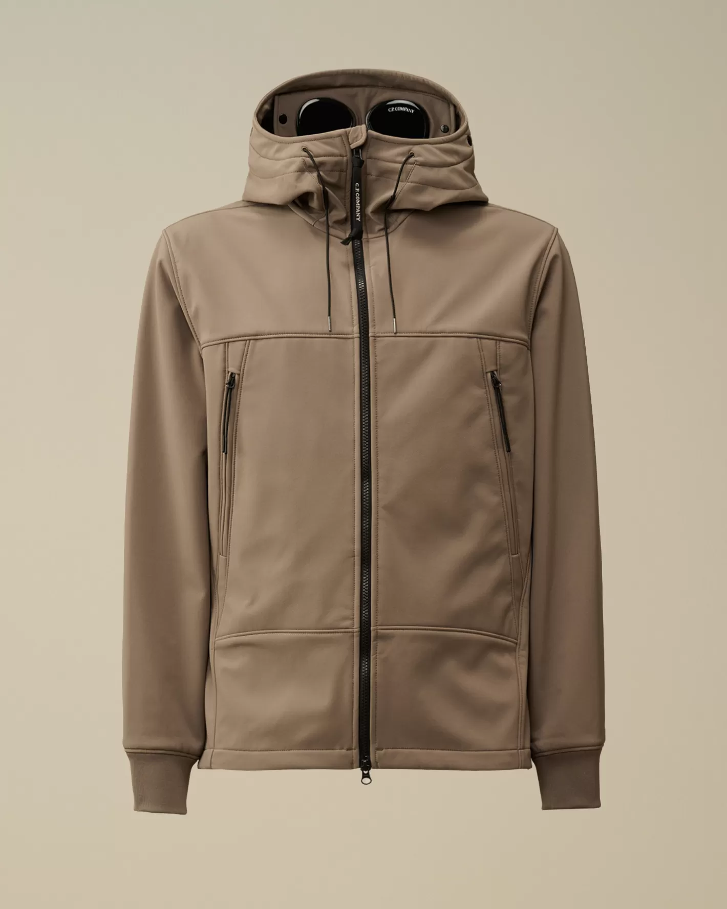 C.P. Company Jacket & Coats^C.P. Shell-R Goggle Jacket Walnut – Beige