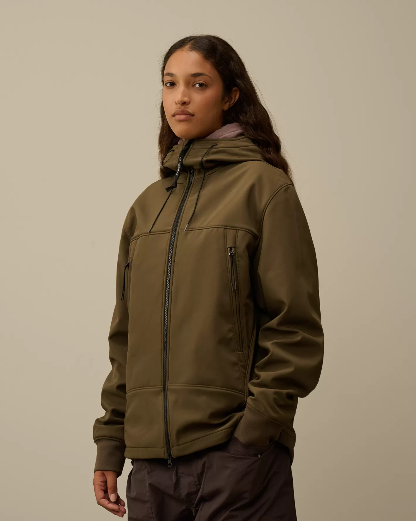 C.P. Company Jacket & Coats^C.P. Shell-R Goggle Jacket Ivy Green