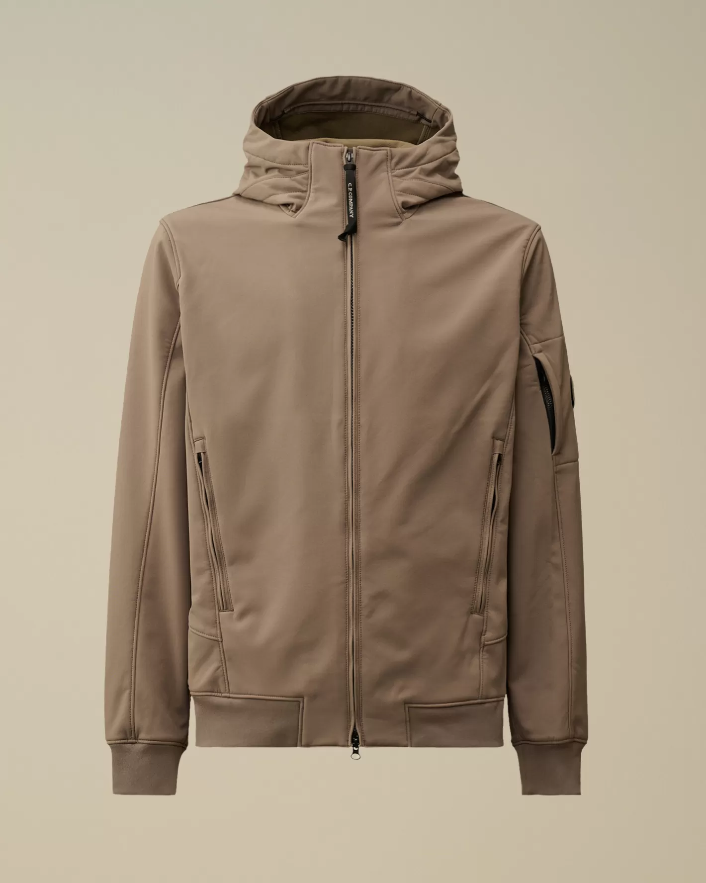 C.P. Company Jacket & Coats^C.P. Shell-R Hooded Jacket Walnut – Beige