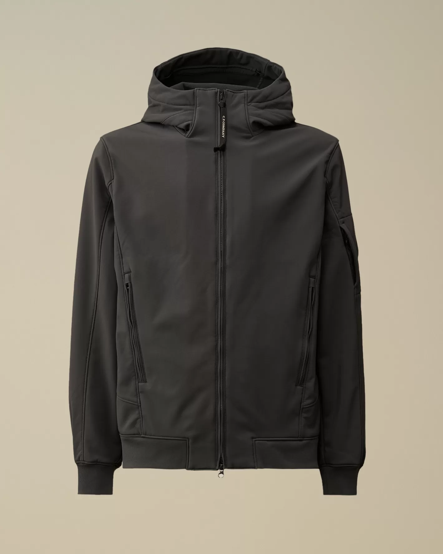 C.P. Company Jacket & Coats^C.P. Shell-R Hooded Jacket Black Sand