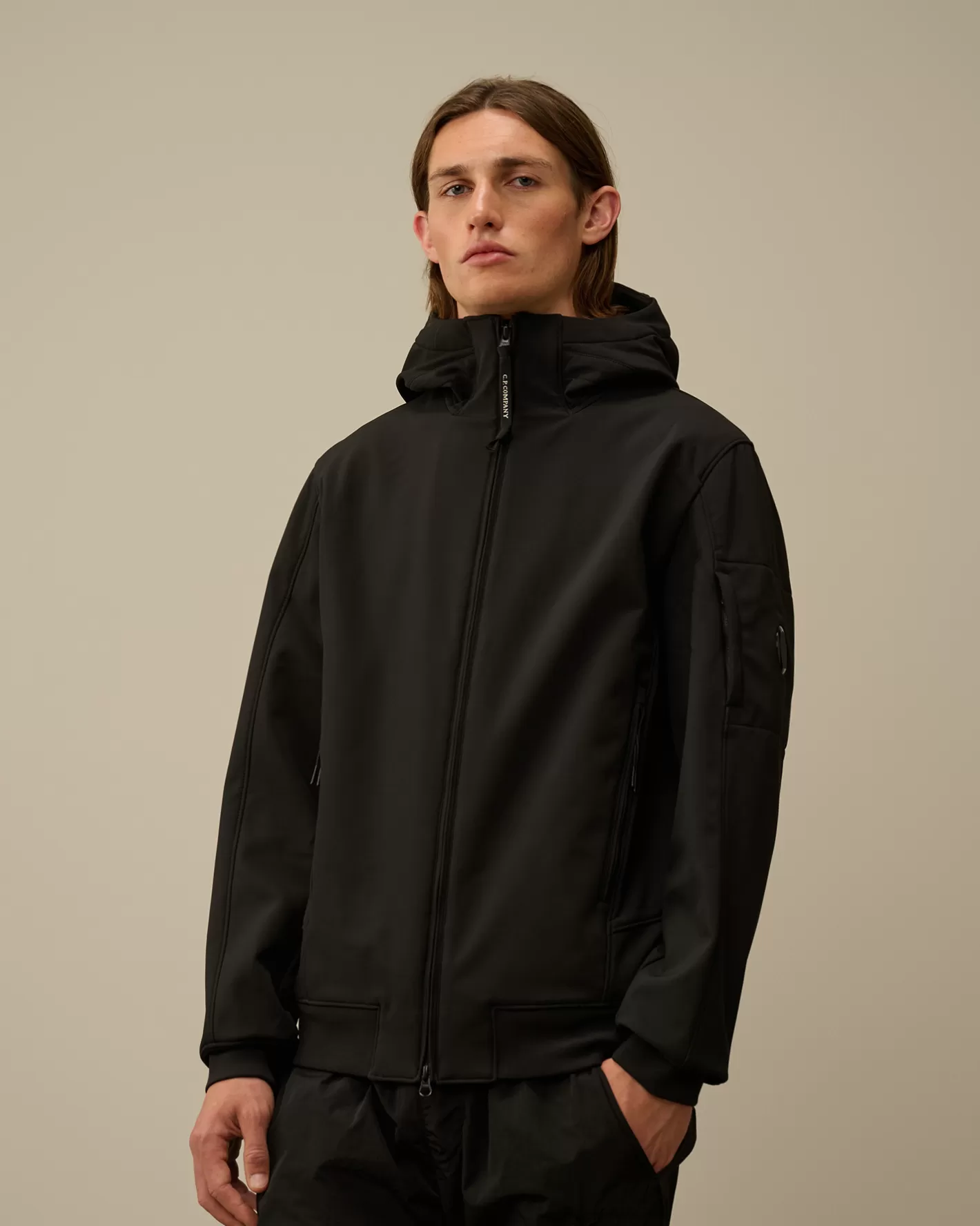 C.P. Company Jacket & Coats^C.P. Shell-R Hooded Jacket Black