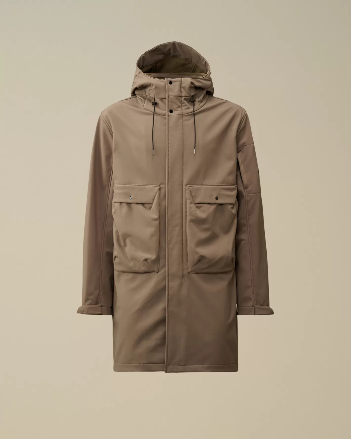 C.P. Company Jacket & Coats^C.P. Shell-R Hooded Parka Jacket Walnut – Beige