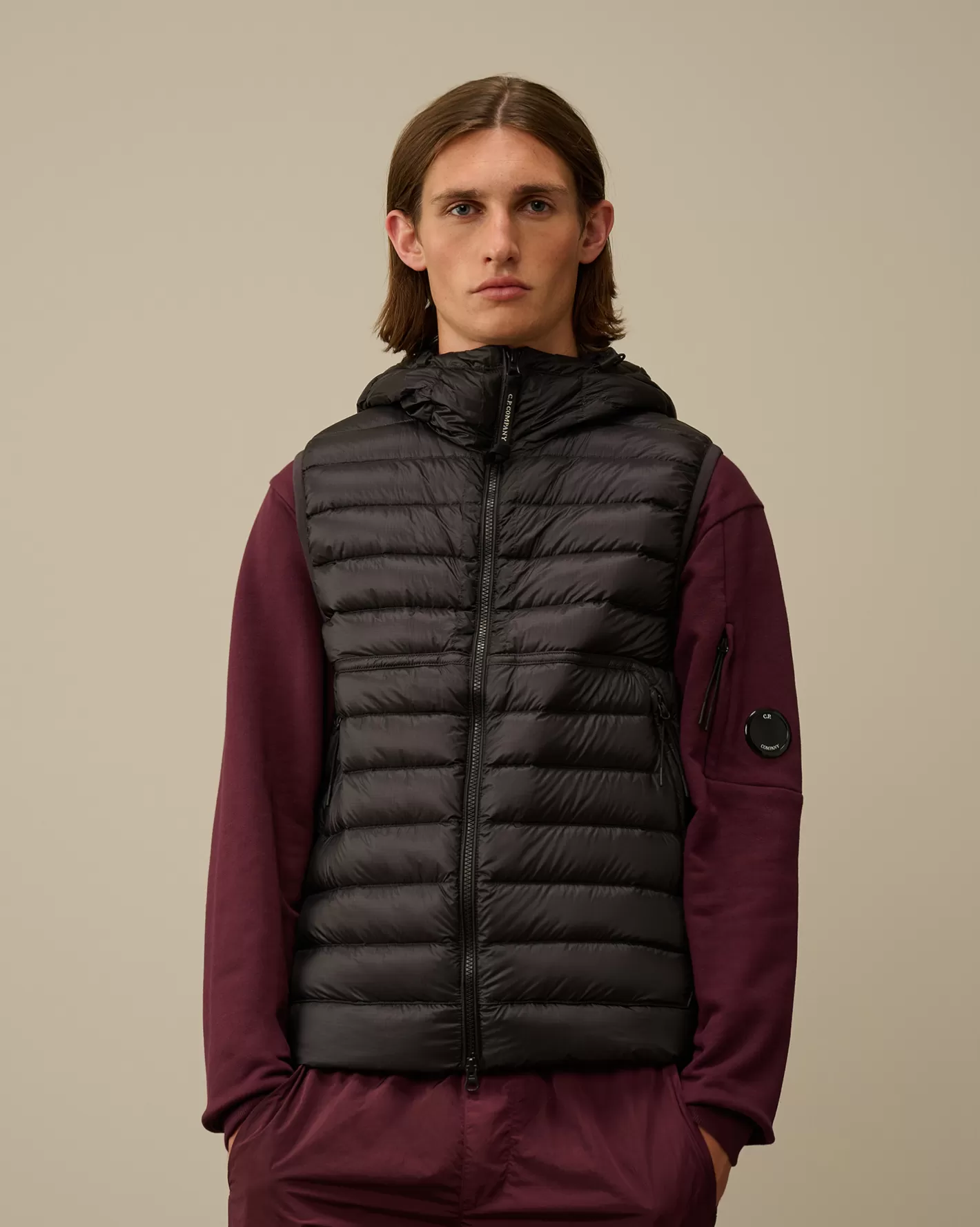 C.P. Company Jacket & Coats^D.D. Shell Goggle Down Vest Nightshade – Purple