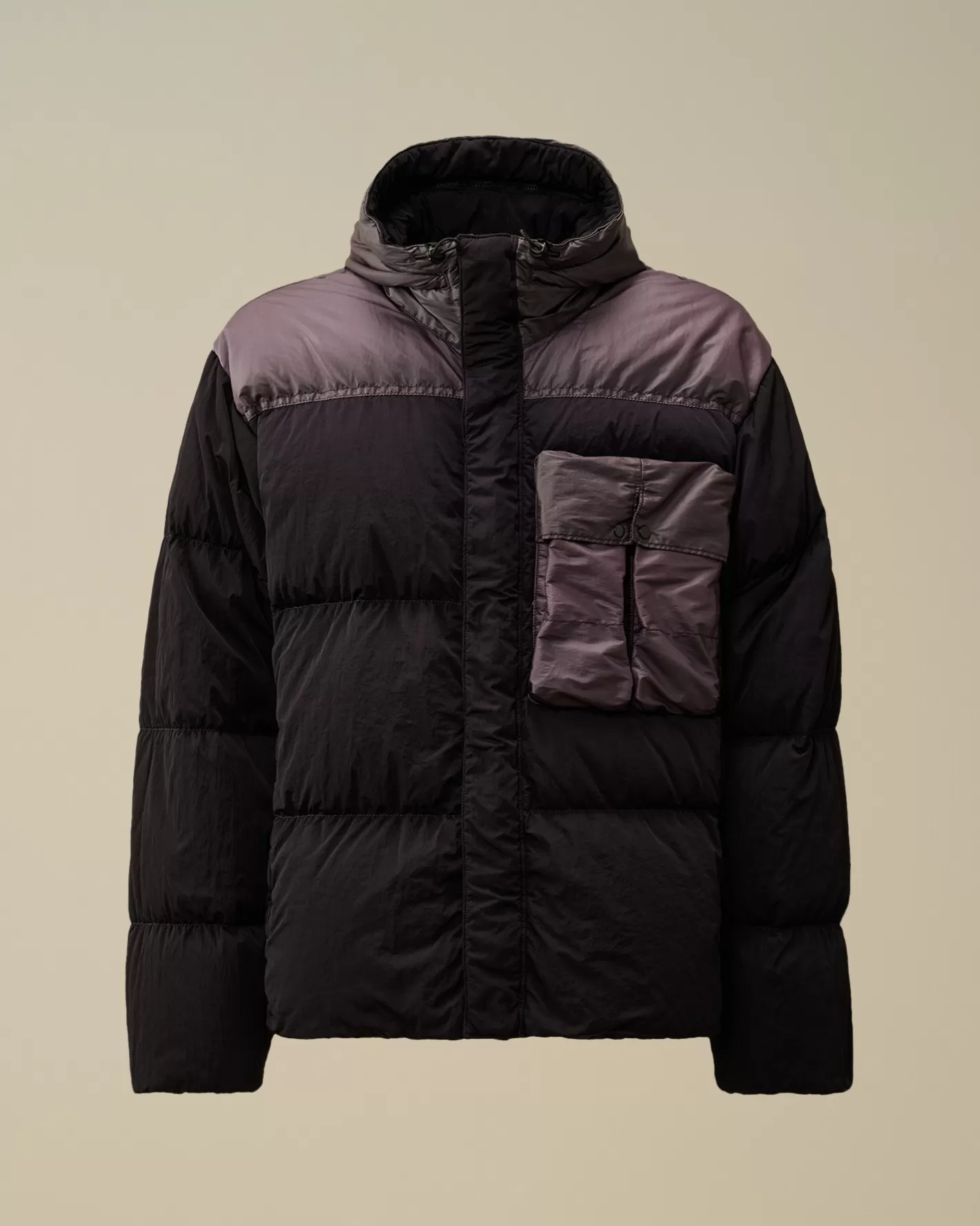 C.P. Company Jacket & Coats^Eco Chrome-R Mixed Goggle Down Jacket Nightshade – Purple