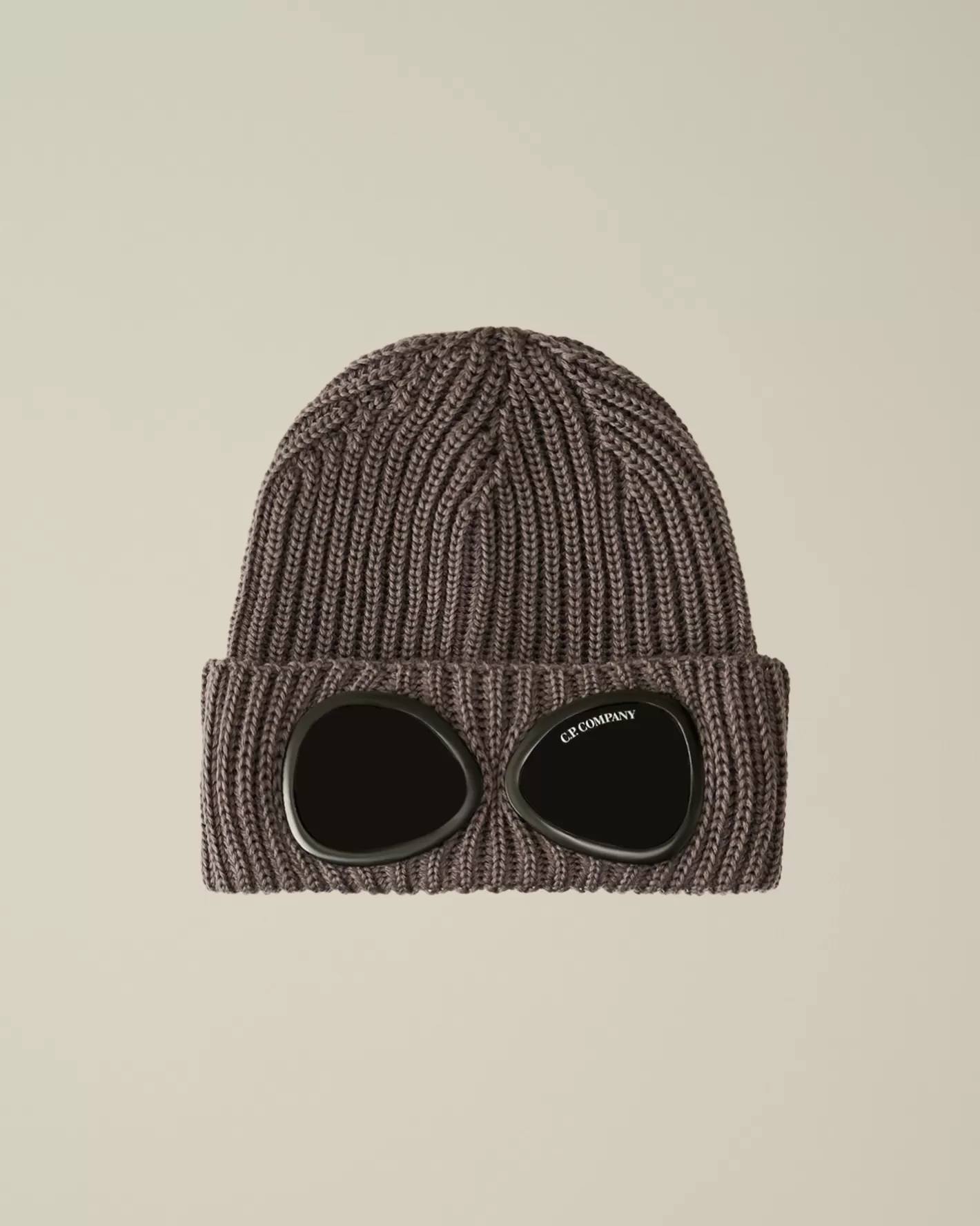 C.P. Company Hats^Extra Fine Merino Wool Goggle Beanie Boulevard – Violet