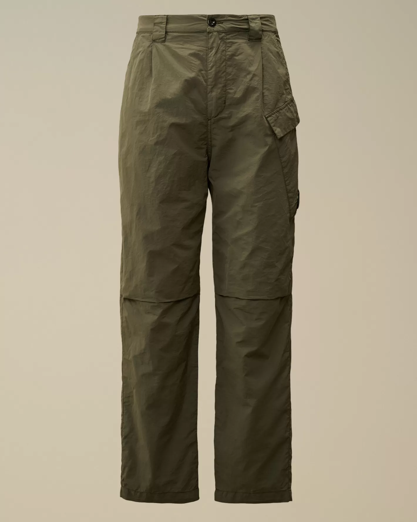 C.P. Company Trousers^Flatt Nylon Regular Cargo Pants Grape Leaf – Green