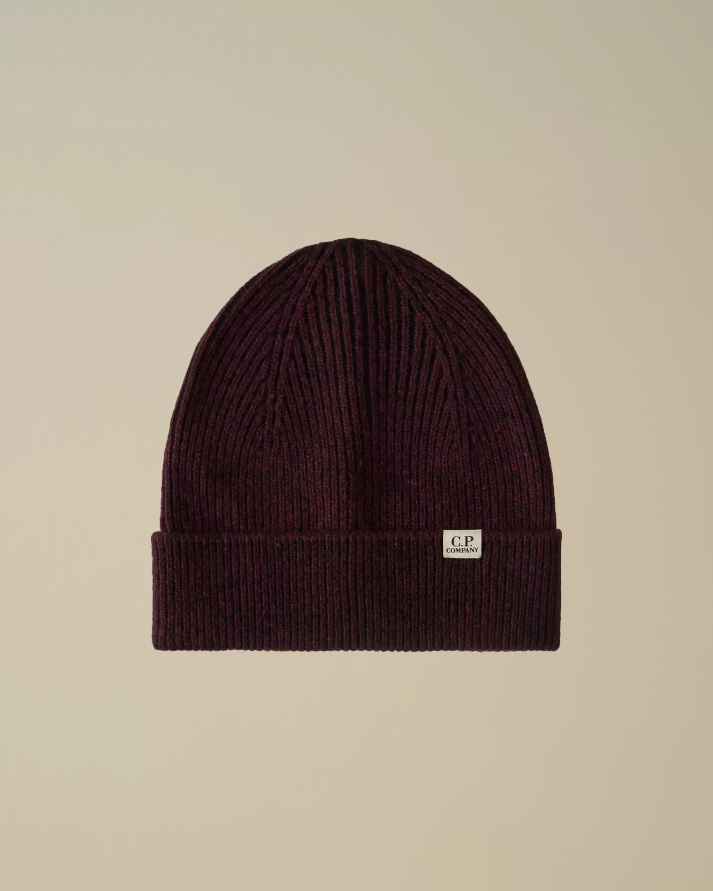 C.P. Company Hats^Fleece Knit Beanie Potent Purple