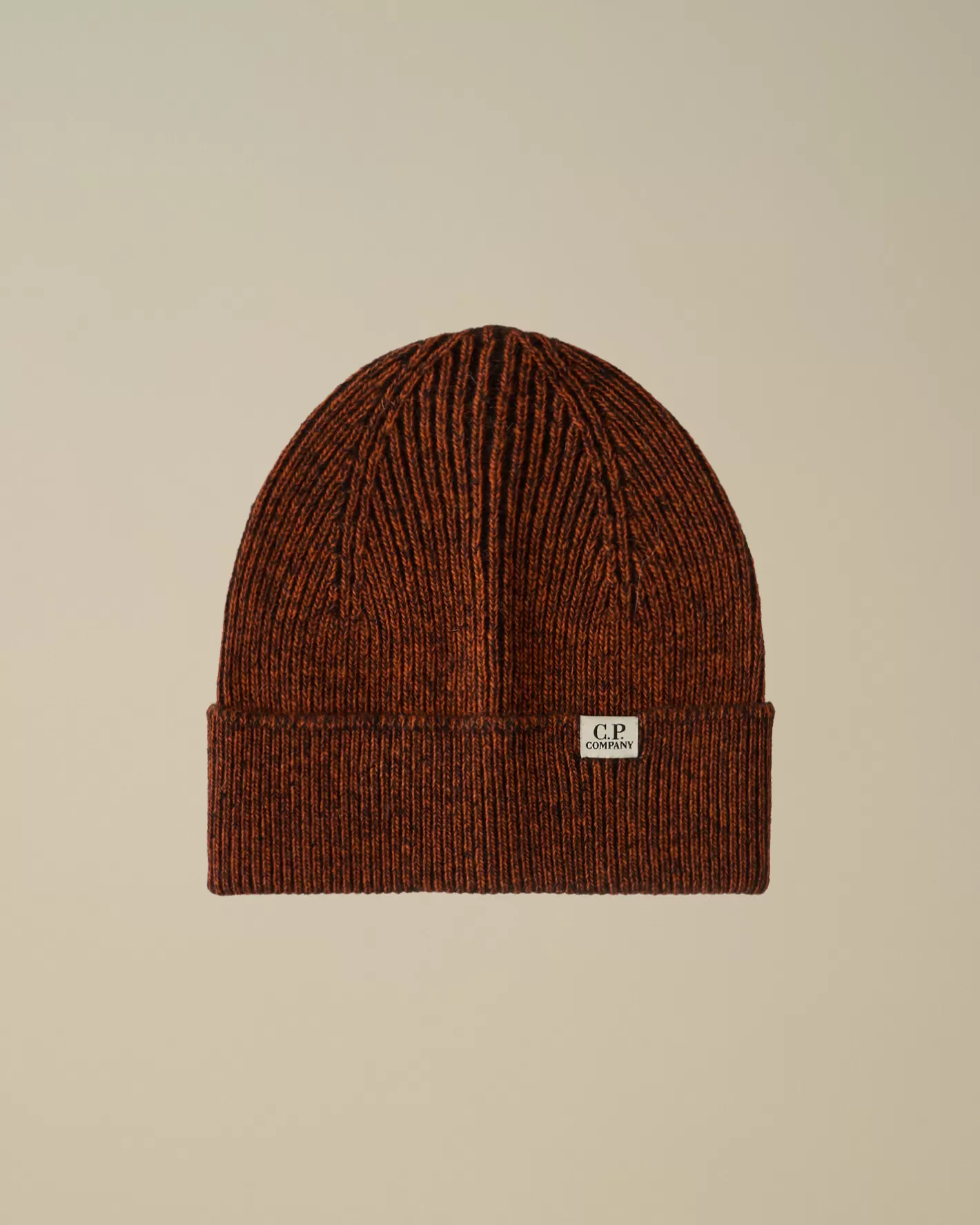 C.P. Company Hats^Fleece Knit Beanie Bombay Brown