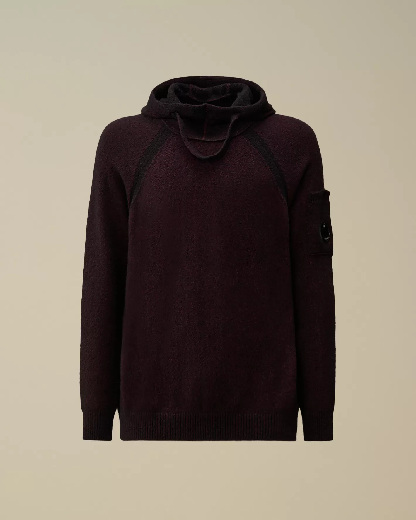 C.P. Company Jumpers^Fleece Knit Hooded Knit Potent Purple