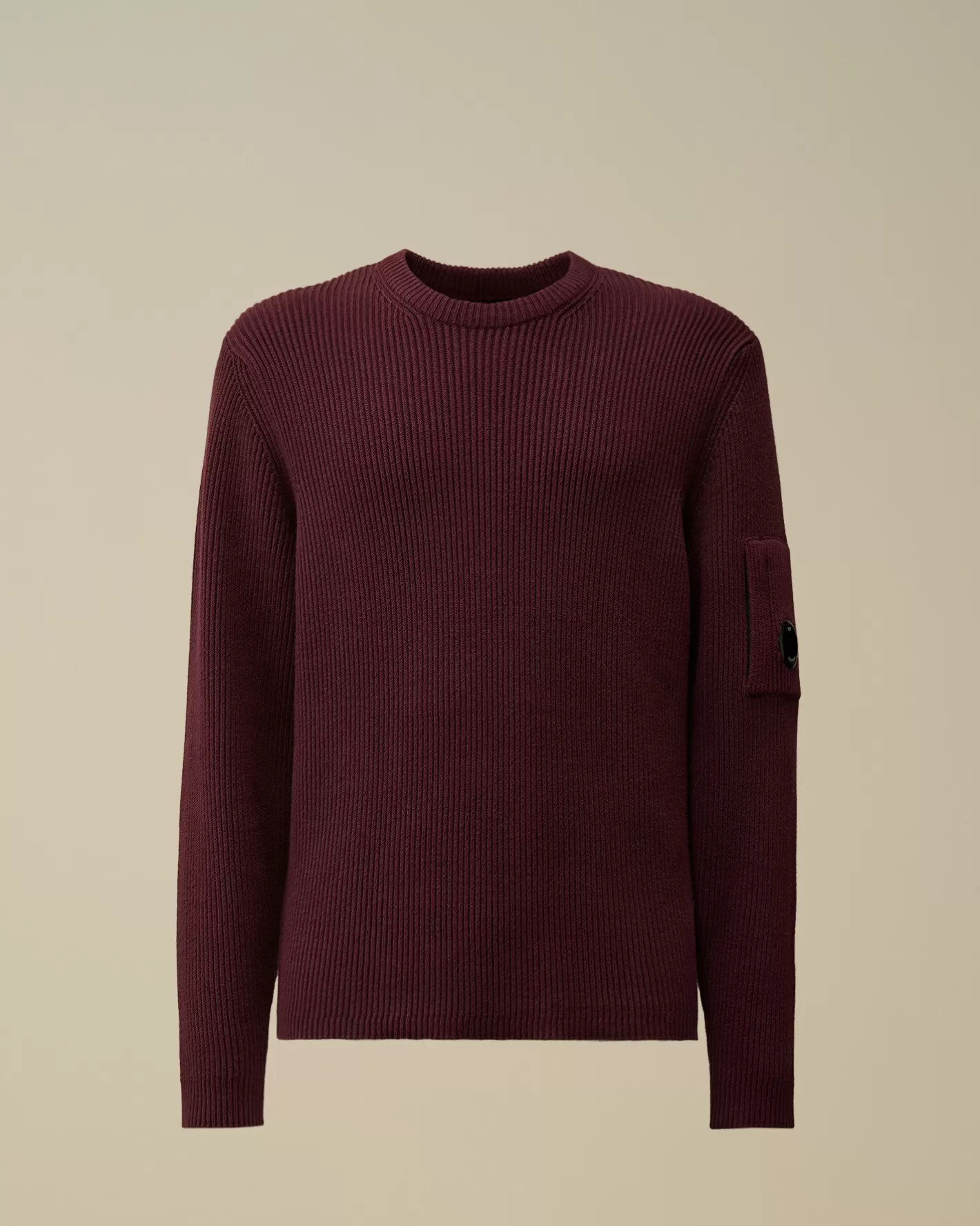 C.P. Company Jumpers^Full Rib Crew Neck Knit Potent Purple