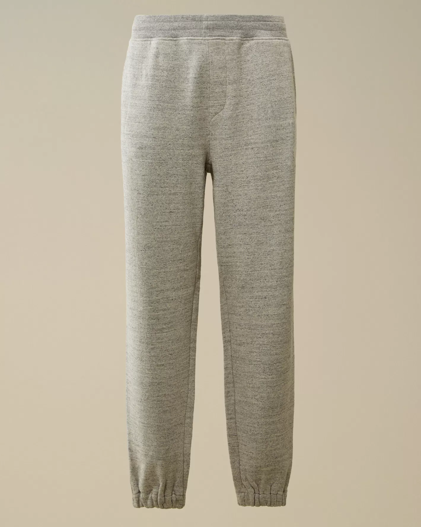 C.P. Company Tracksuits & Shorts^Japanese Mélange Fleece Logo Sweatpants Greystone Melange