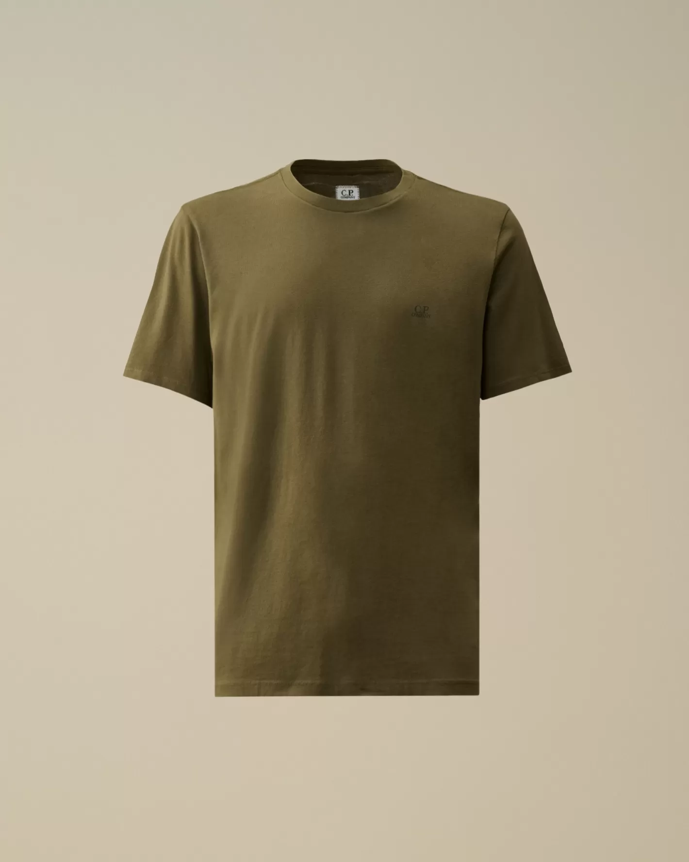 C.P. Company T-shirts & Polo^30/1 Jersey Back Goggle T-Shirt Ivy Green