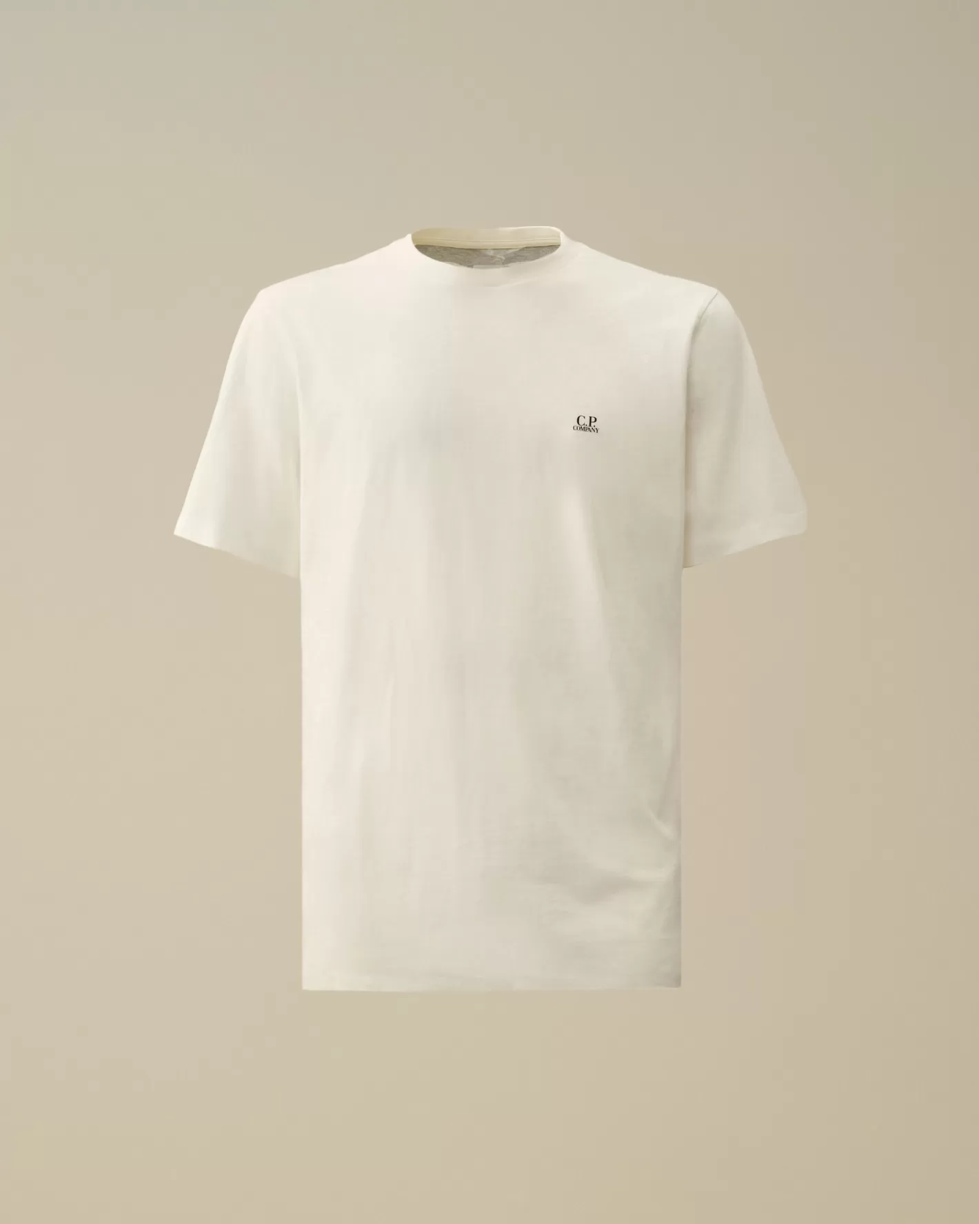 C.P. Company T-shirts & Polo^30/1 Jersey Back Goggle T-Shirt Gauze White