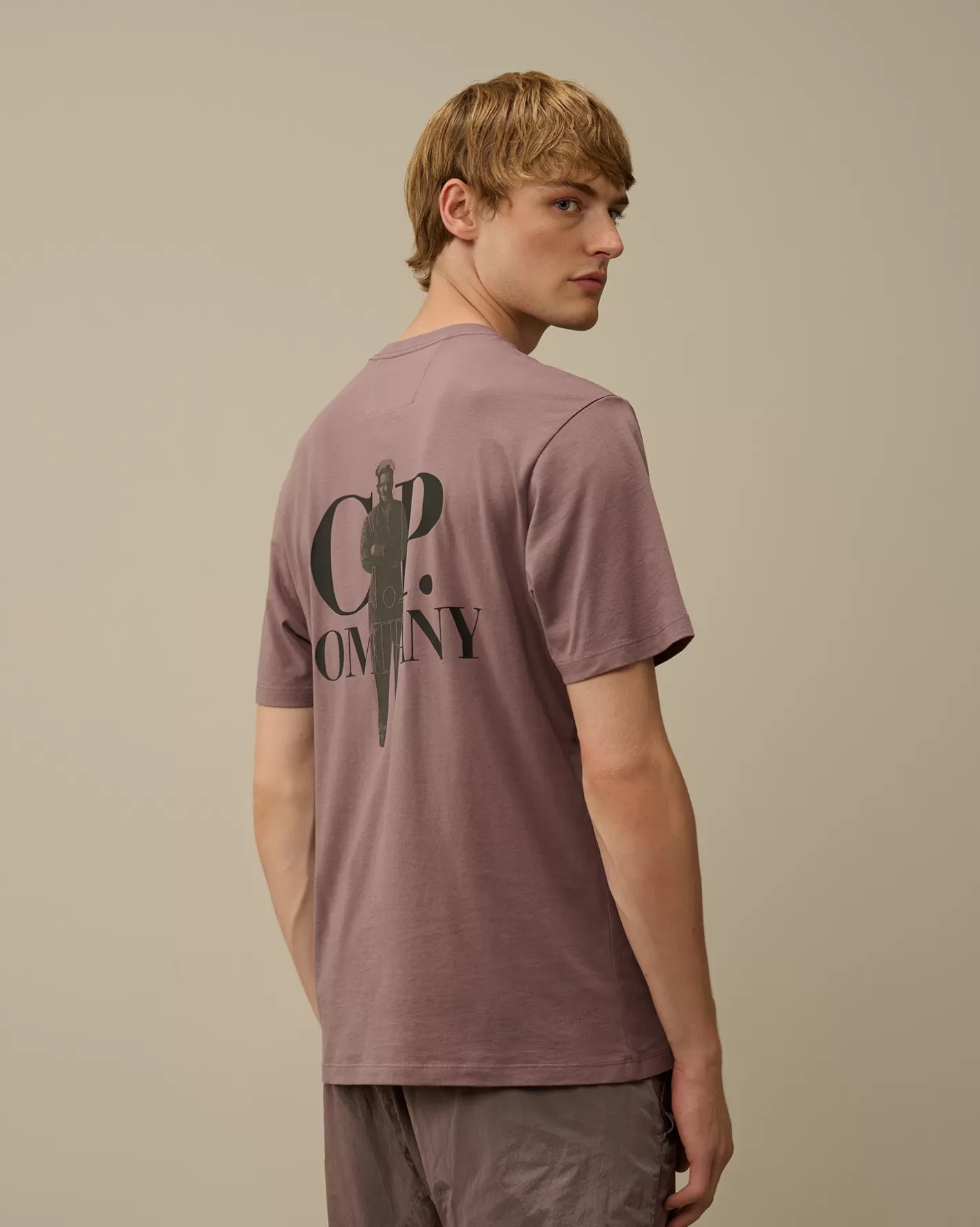 C.P. Company T-shirts & Polo^30/1 Jersey Bold British Sailor T-Shirt Purple Dove