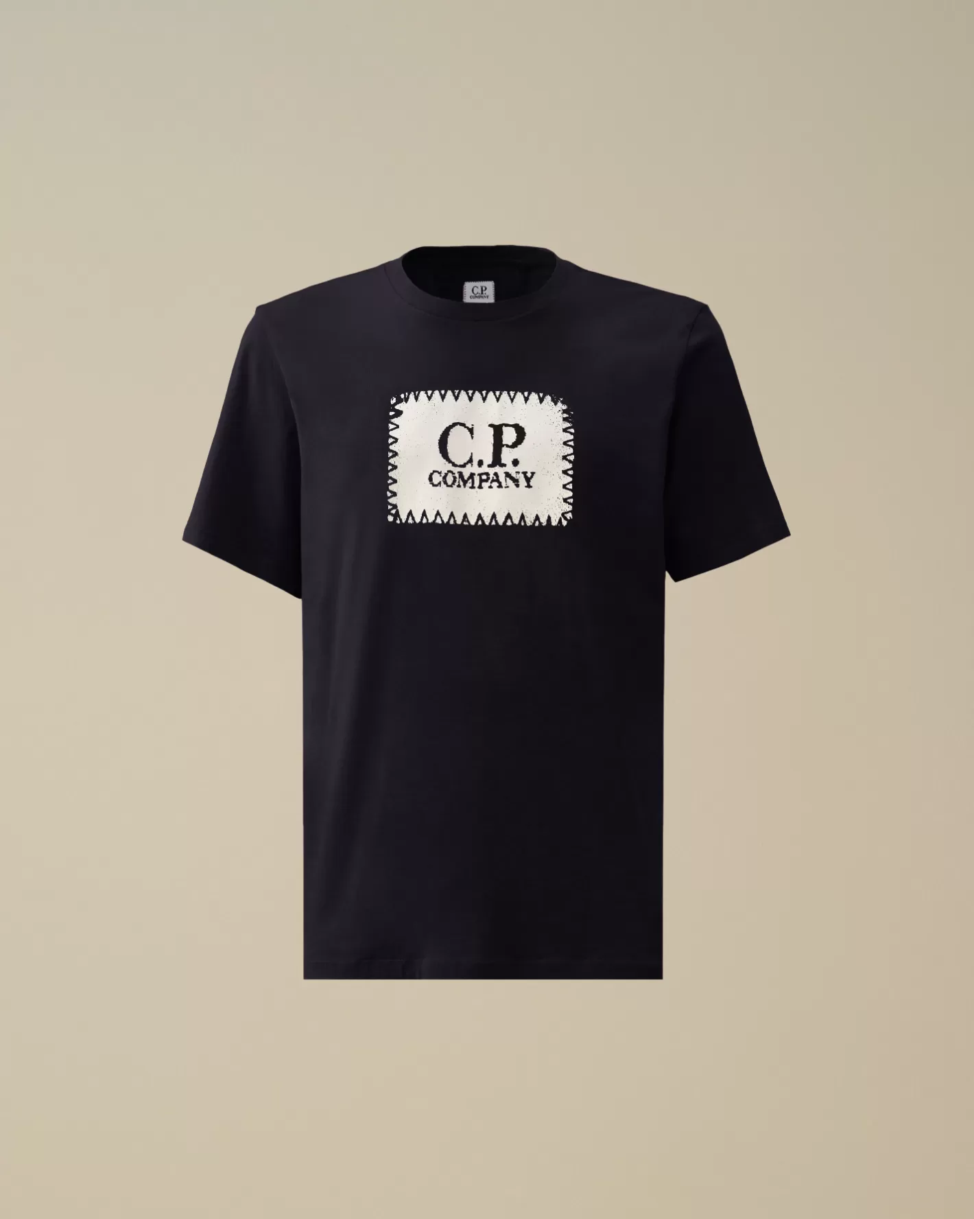 C.P. Company T-shirts & Polo^30/1 Jersey Logo Label T-Shirt Total Eclipse – Blue