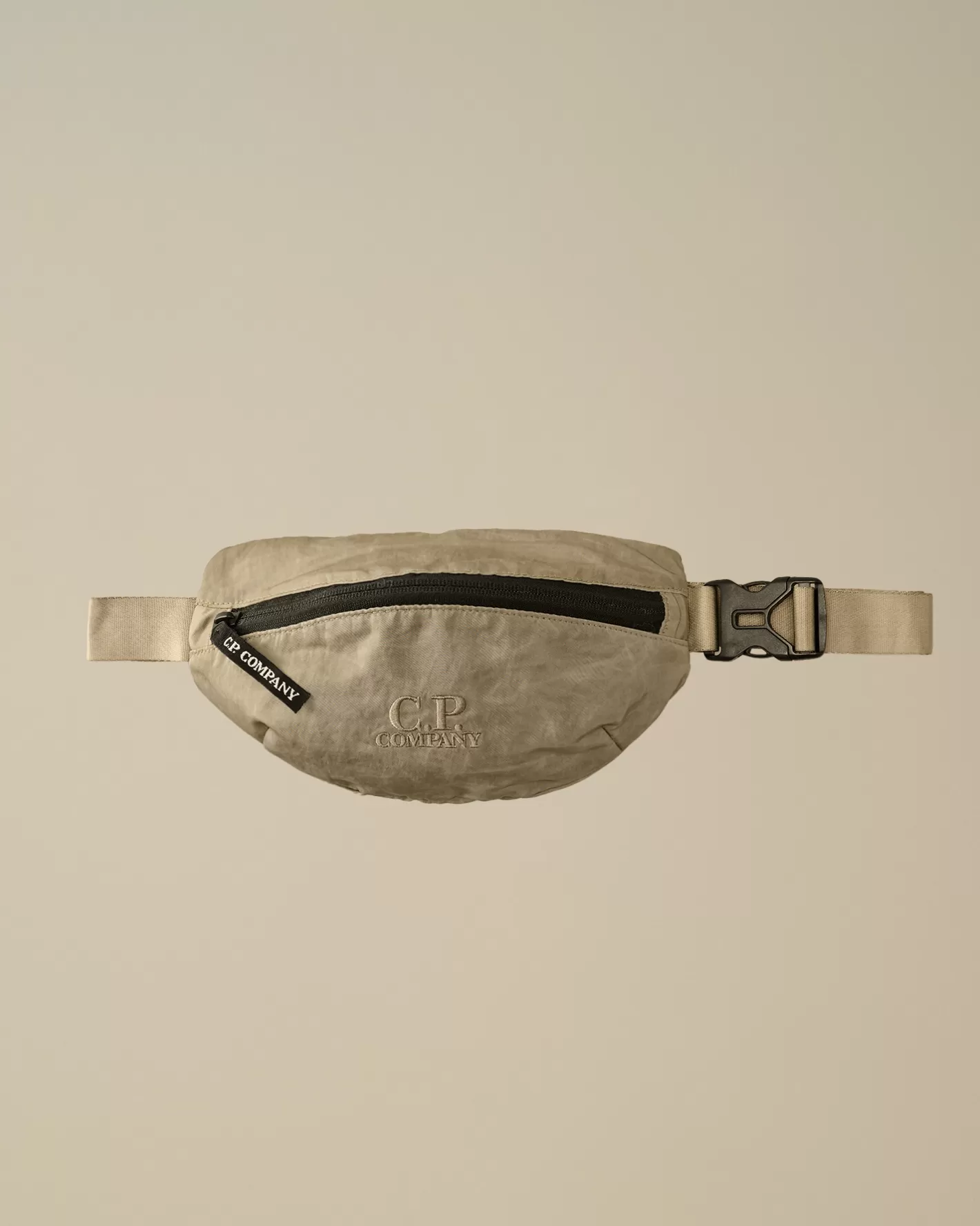 C.P. Company Clothing 10-14 | Clothing 4-8^Kids Nylon B Logo Zipped Waistbag Vintage Khaki – Beige