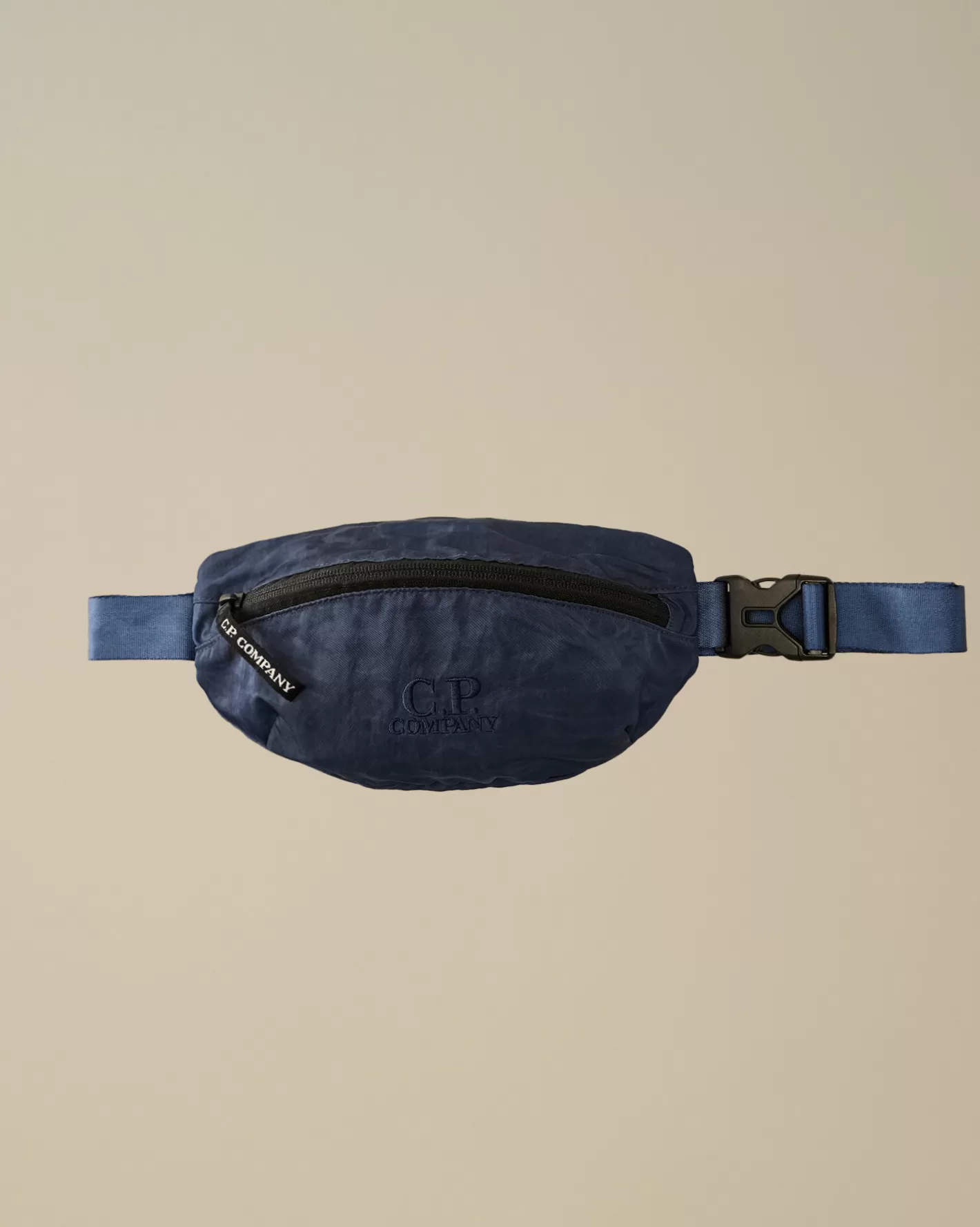 C.P. Company Clothing 10-14 | Clothing 4-8^Kids Nylon B Logo Zipped Waistbag Estate Blue