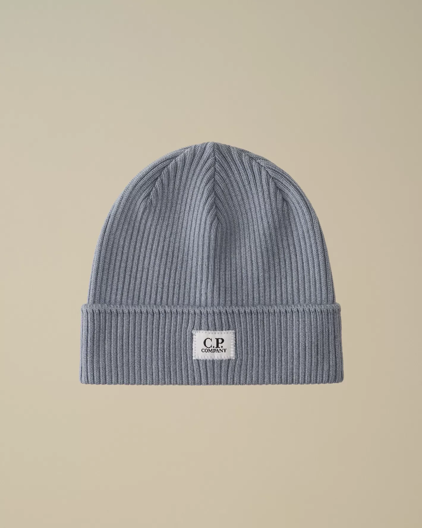 C.P. Company Clothing 10-14 | Clothing 4-8^Kids Wool Knit Logo Beanie Flint Stone – Blue