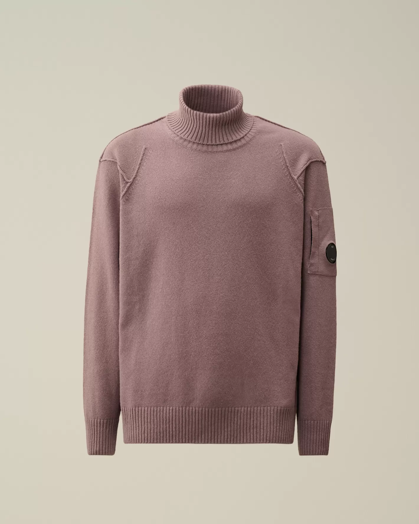 C.P. Company Jumpers^Lambswool GRS Turtleneck Knit Purple Dove