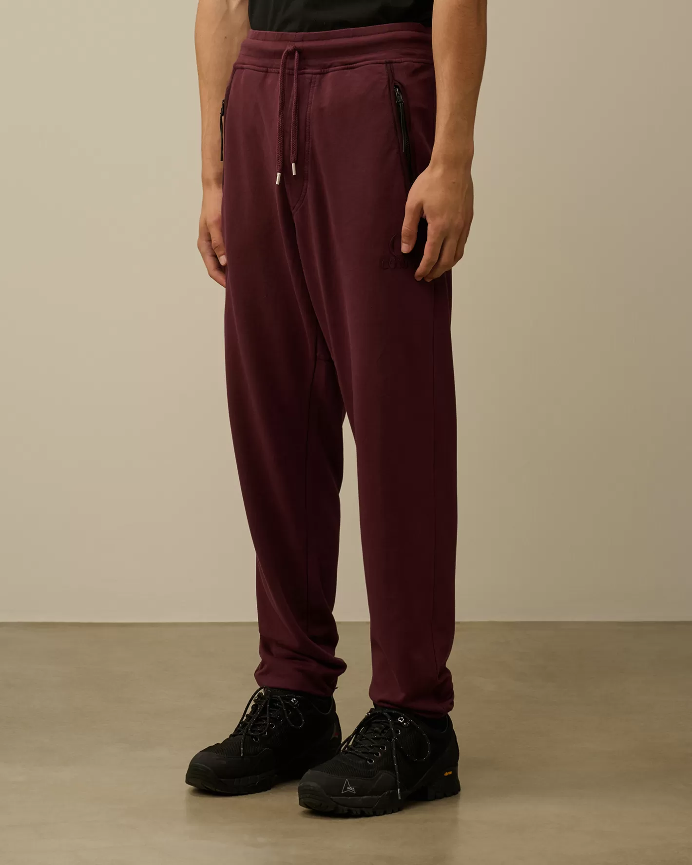 C.P. Company Tracksuits & Shorts^Light Fleece Embroidery Sweatpants Potent Purple