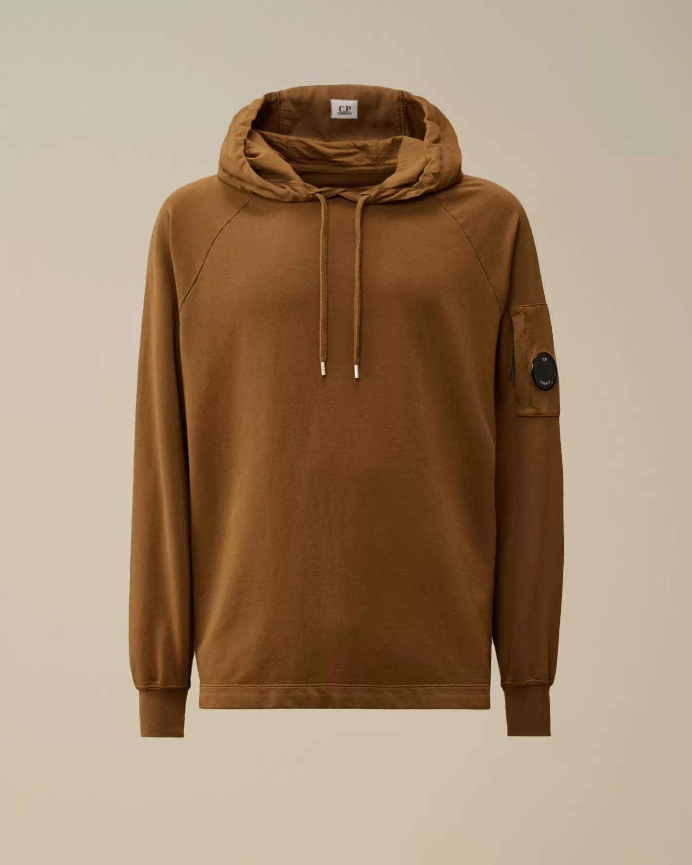 C.P. Company Sweatshirts^Light Fleece Hooded Sweatshirt Toffee – Beige