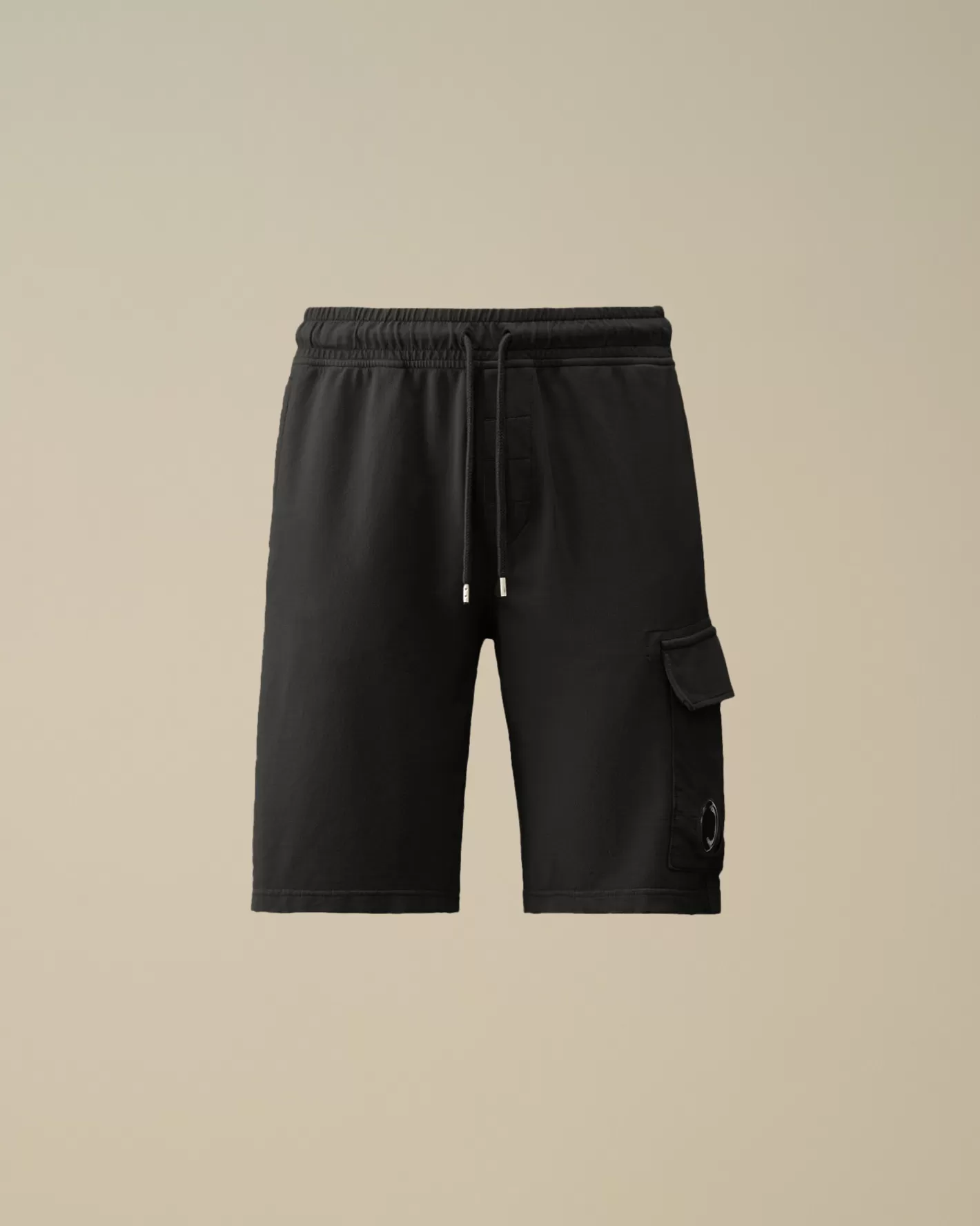 C.P. Company Tracksuits & Shorts^Light Fleece Lens Shorts Black