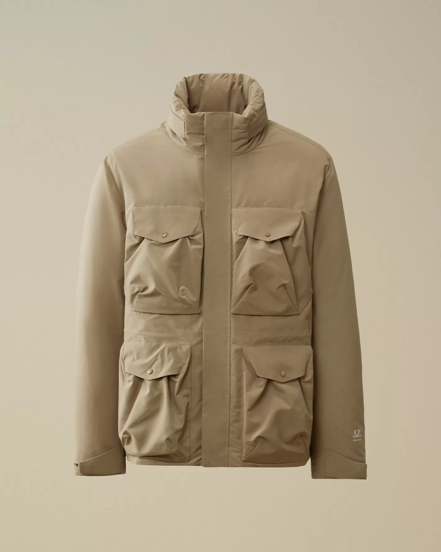 C.P. Company Jacket & Coats^Micro-M (R) Down Field Jacket Walnut – Beige