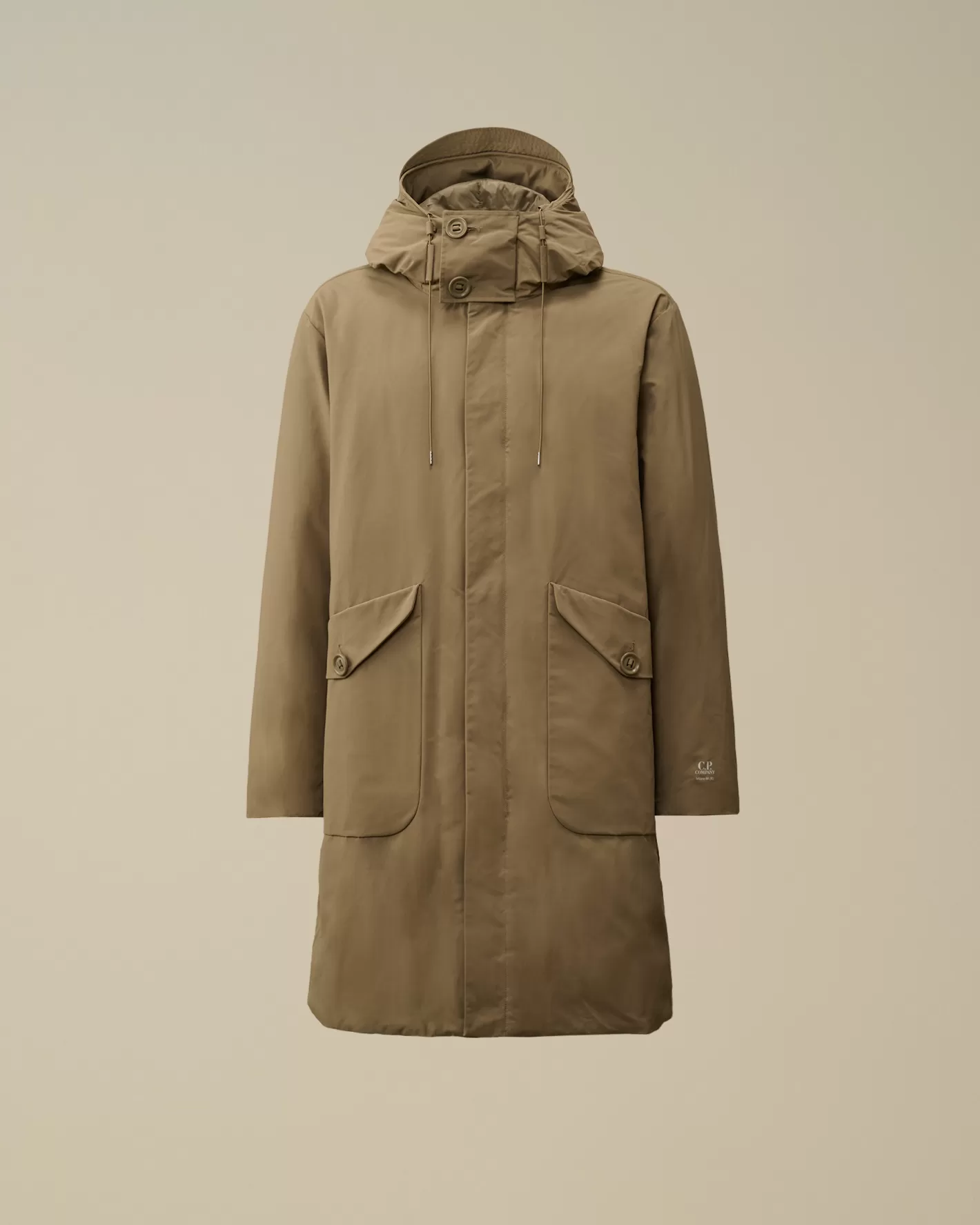 C.P. Company Jacket & Coats^Micro-M (R) Down Parka Walnut – Beige