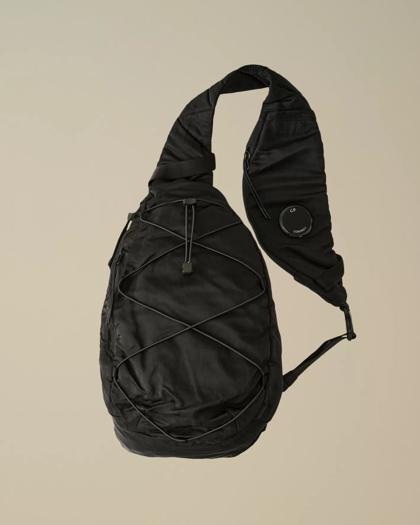 C.P. Company Backpacks & Waistbag^Nylon B Crossbody Rucksack Black