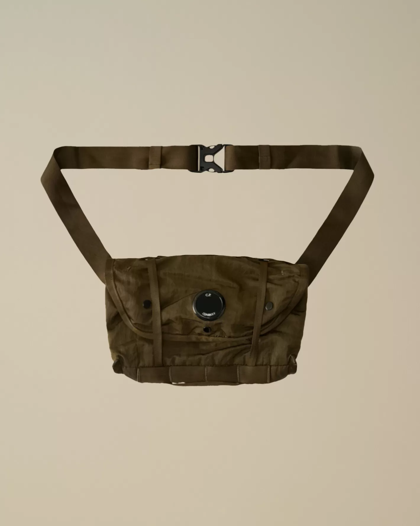 C.P. Company Backpacks & Waistbag^Nylon B Lens Waistband Pack Ivy Green