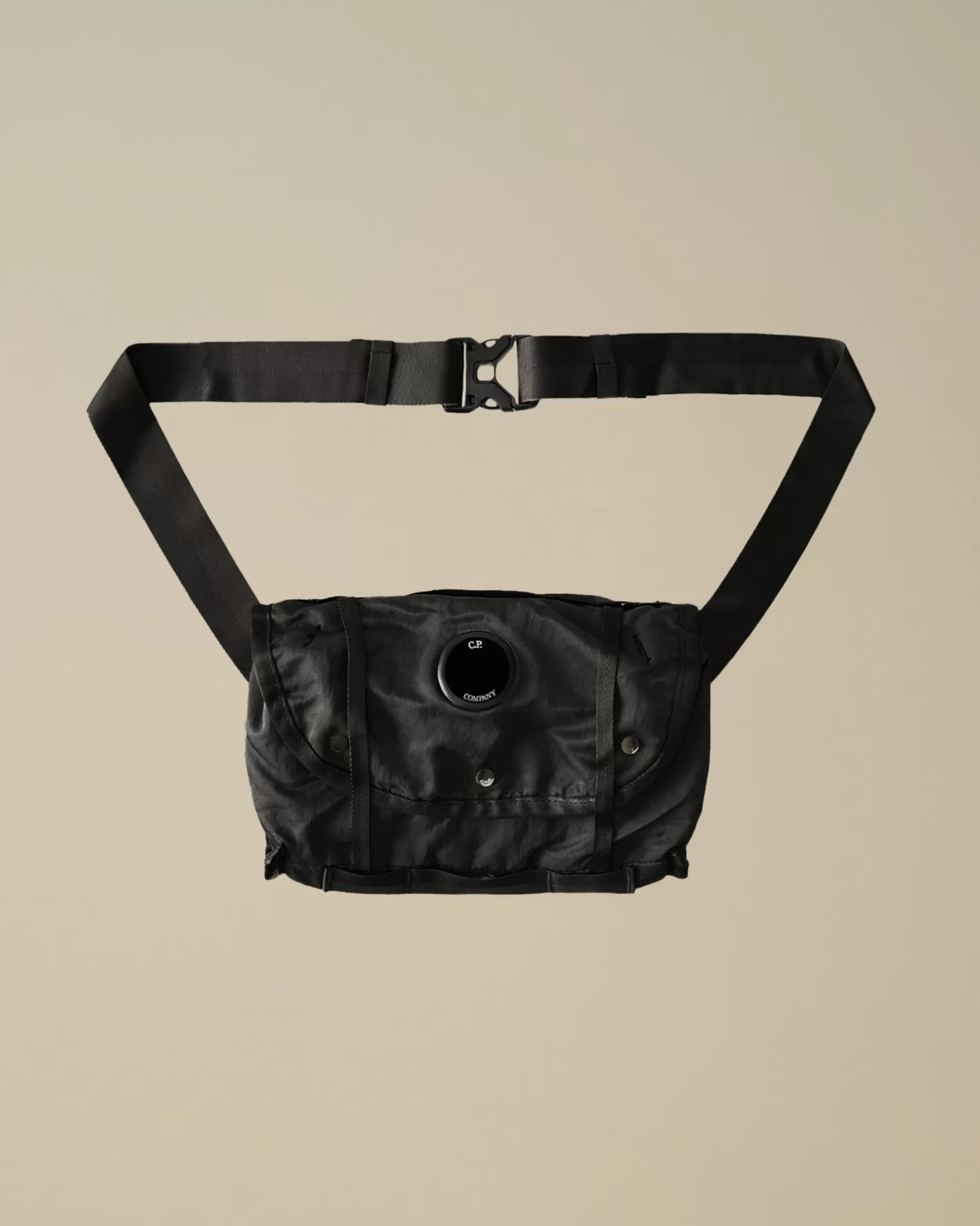 C.P. Company Backpacks & Waistbag^Nylon B Lens Waistband Pack Black