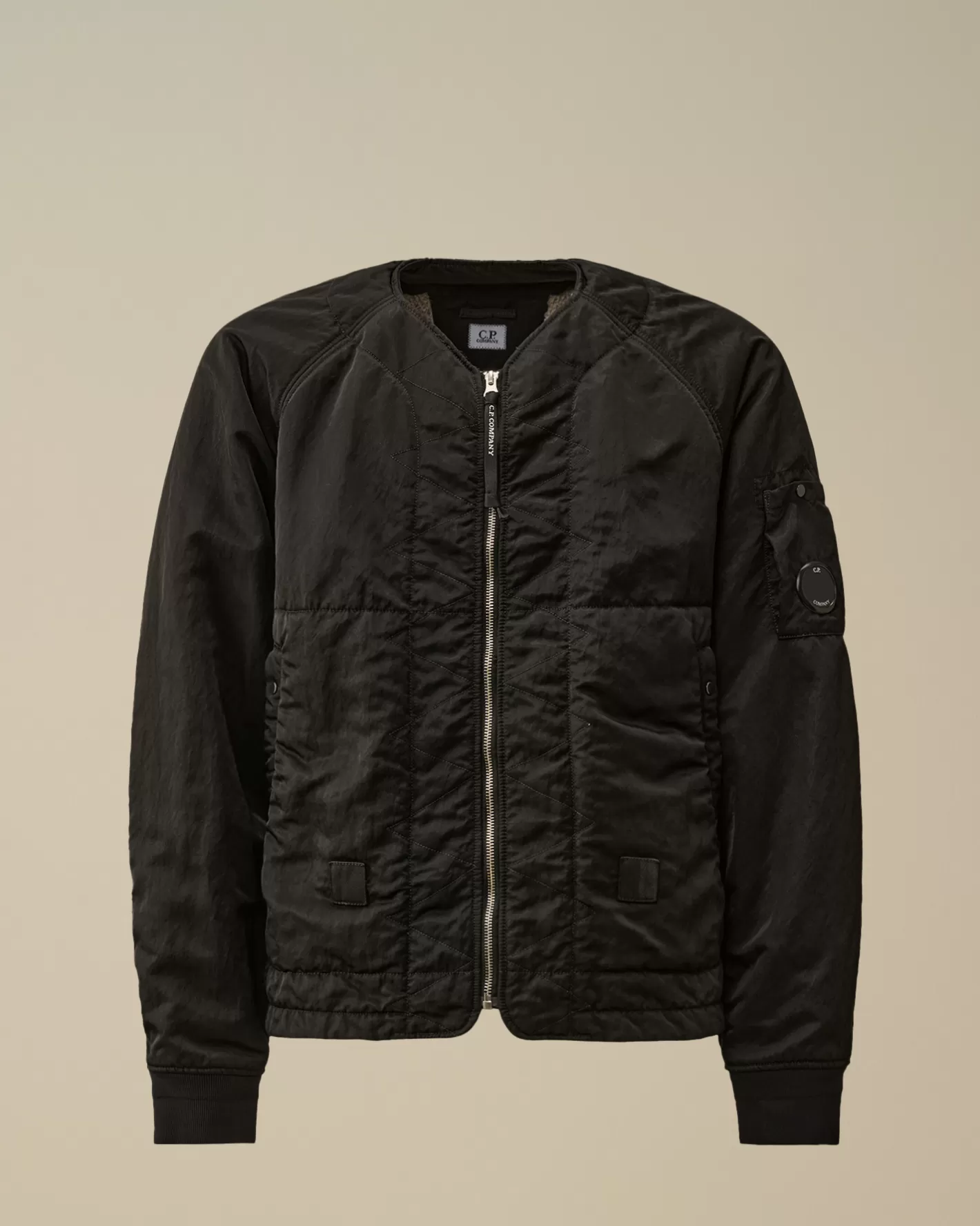 C.P. Company Jacket & Coats^Nylon B Lined Bomber Jacket Black