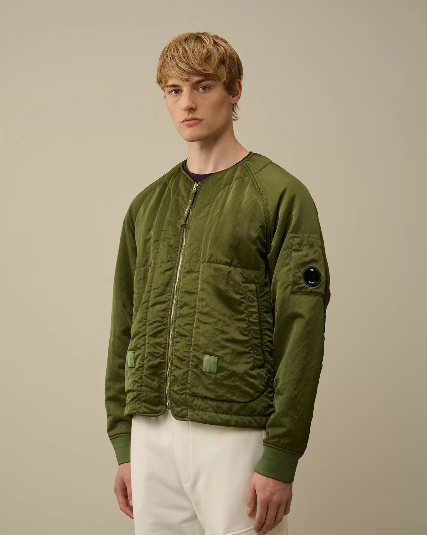 C.P. Company Jacket & Coats^Nylon B Lined Bomber Jacket Cypress – Green