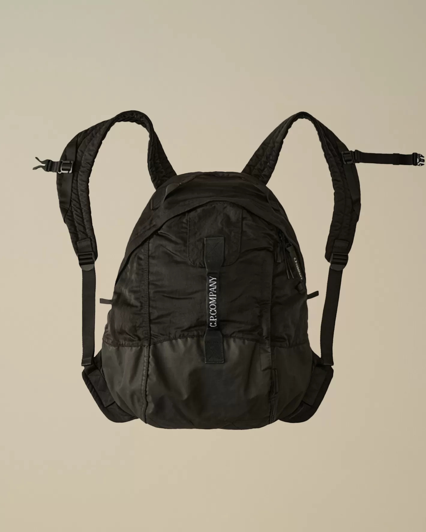 C.P. Company Backpacks & Waistbag^Nylon B Rounded Backpack Black