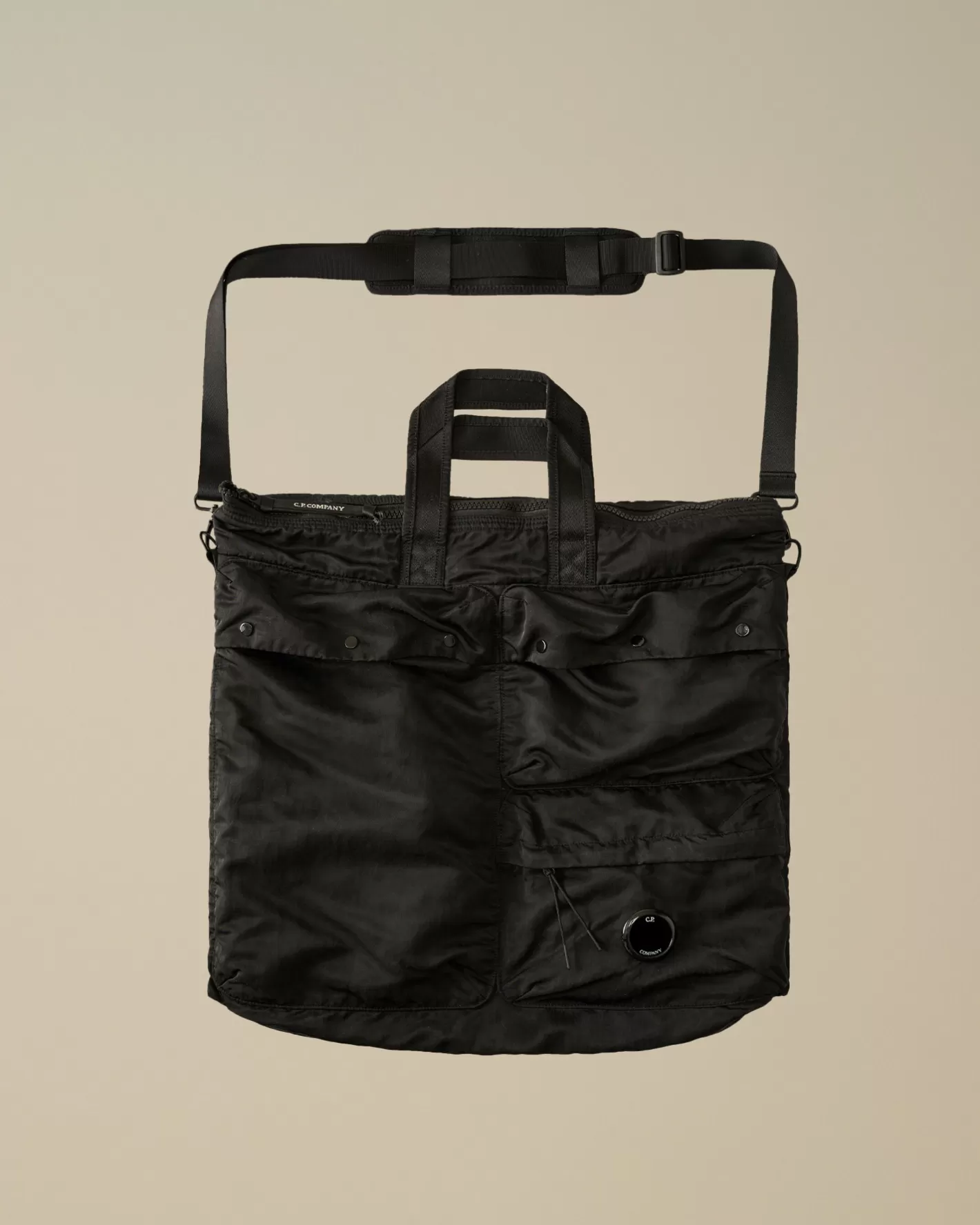 C.P. Company Backpacks & Waistbag^Nylon B Tote Bag Black