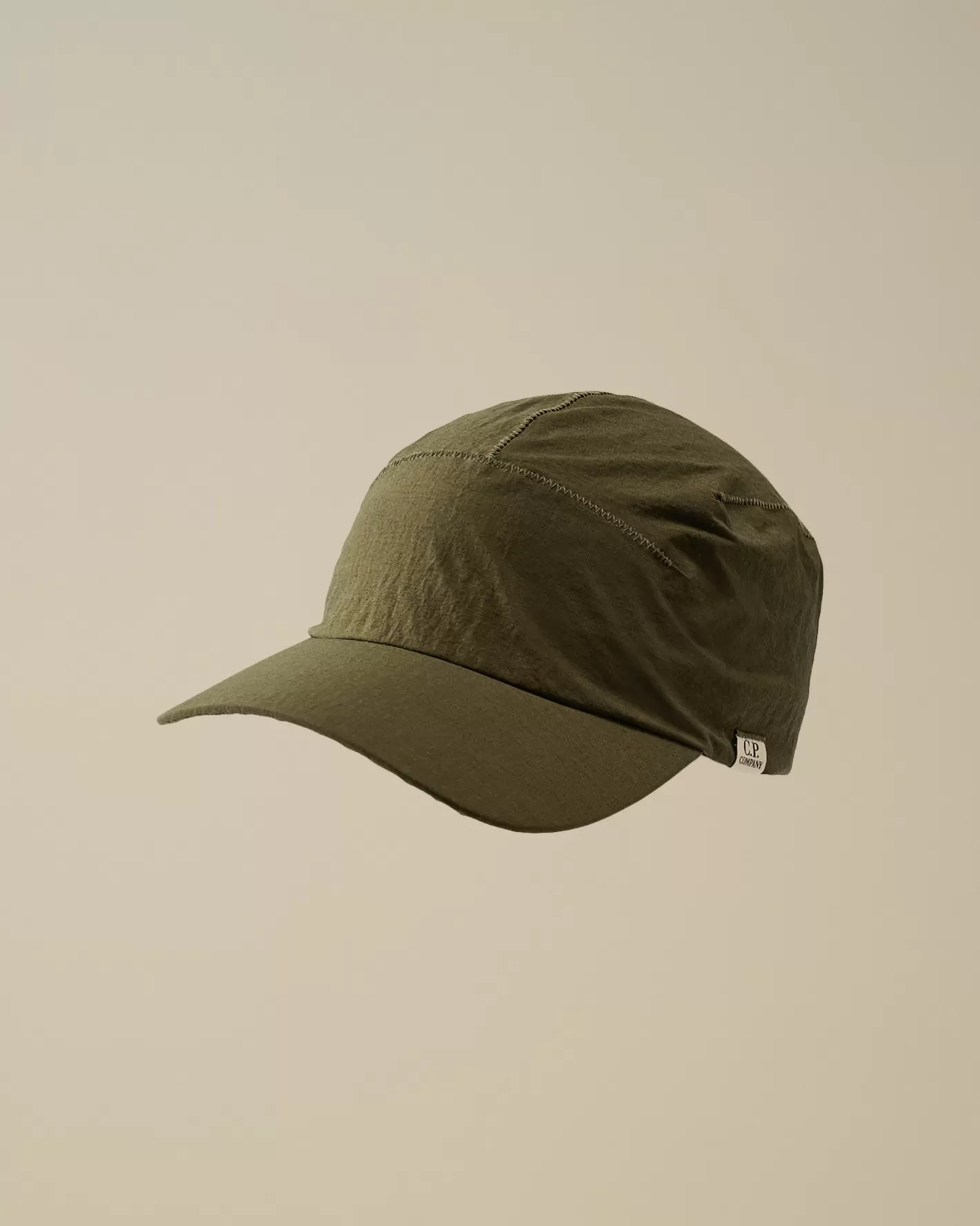 C.P. Company Hats^Plain Paper Touch Cap Ivy Green